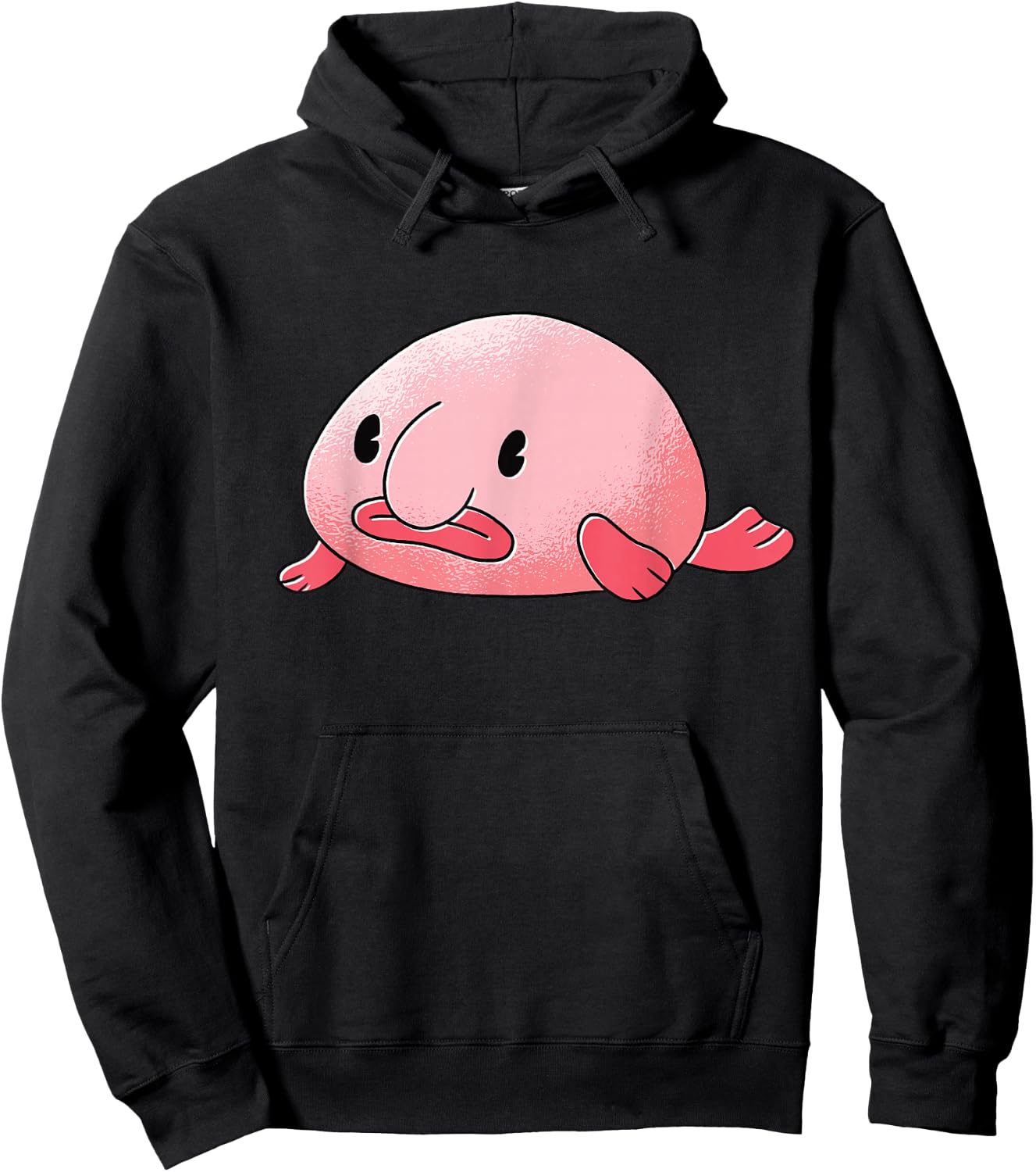 Blobfisch Blob Fish Psychrolutes Marcidus Hoodie - Hoodie | Black