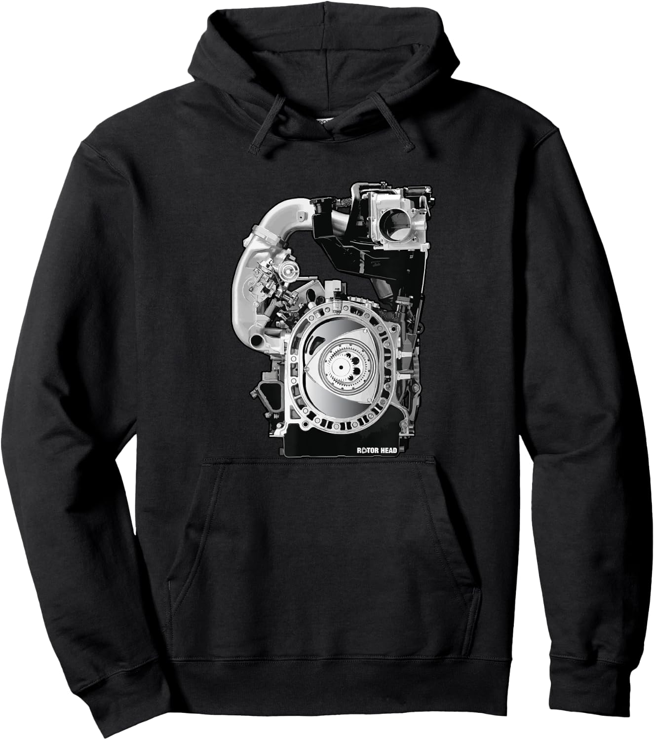 Rotary Engine 13B Turbo Hoodie - Hoodie | Black