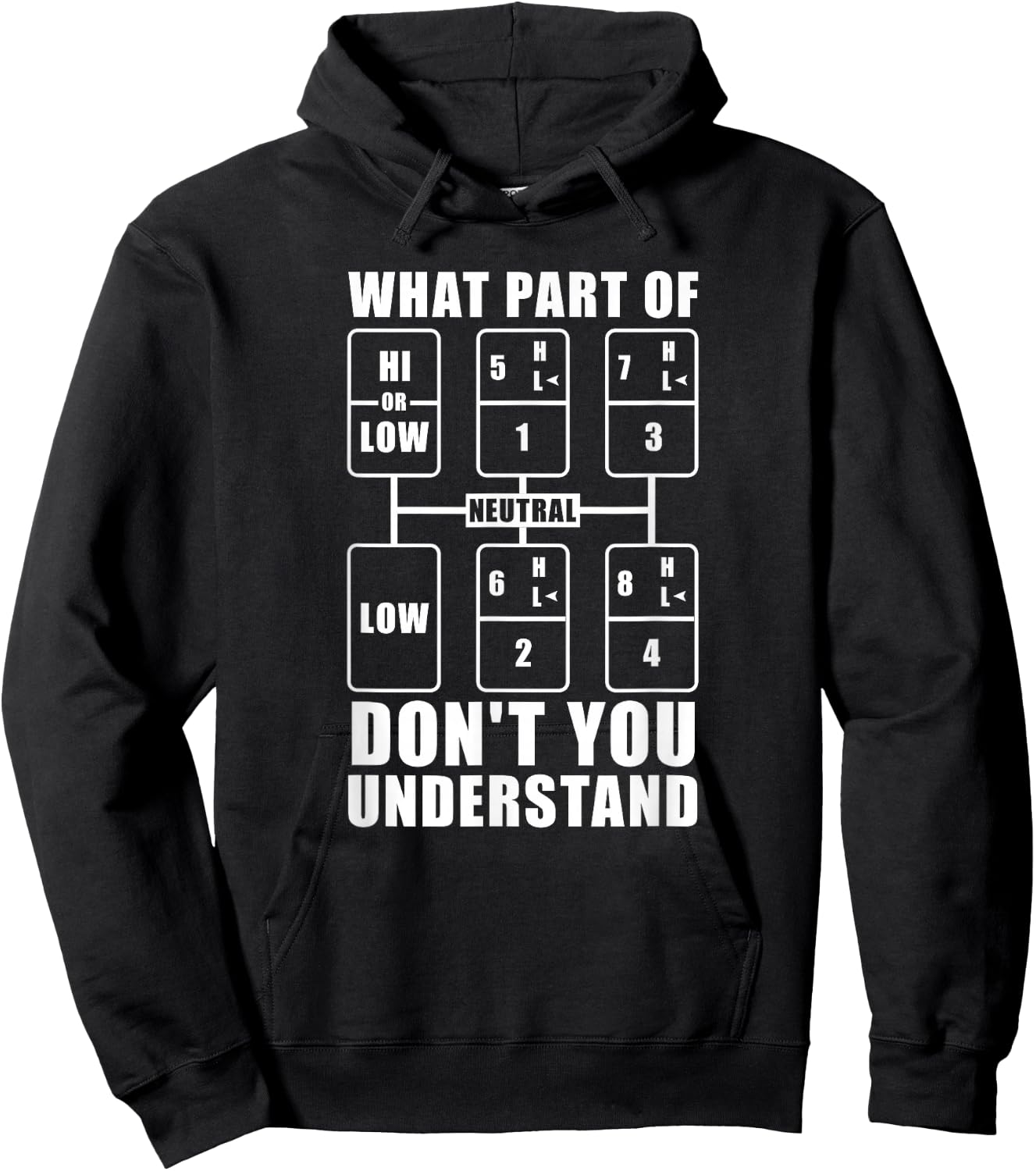 Truck Driver Truck Driver - Truck Driver Hoodie - Hoodie | Black