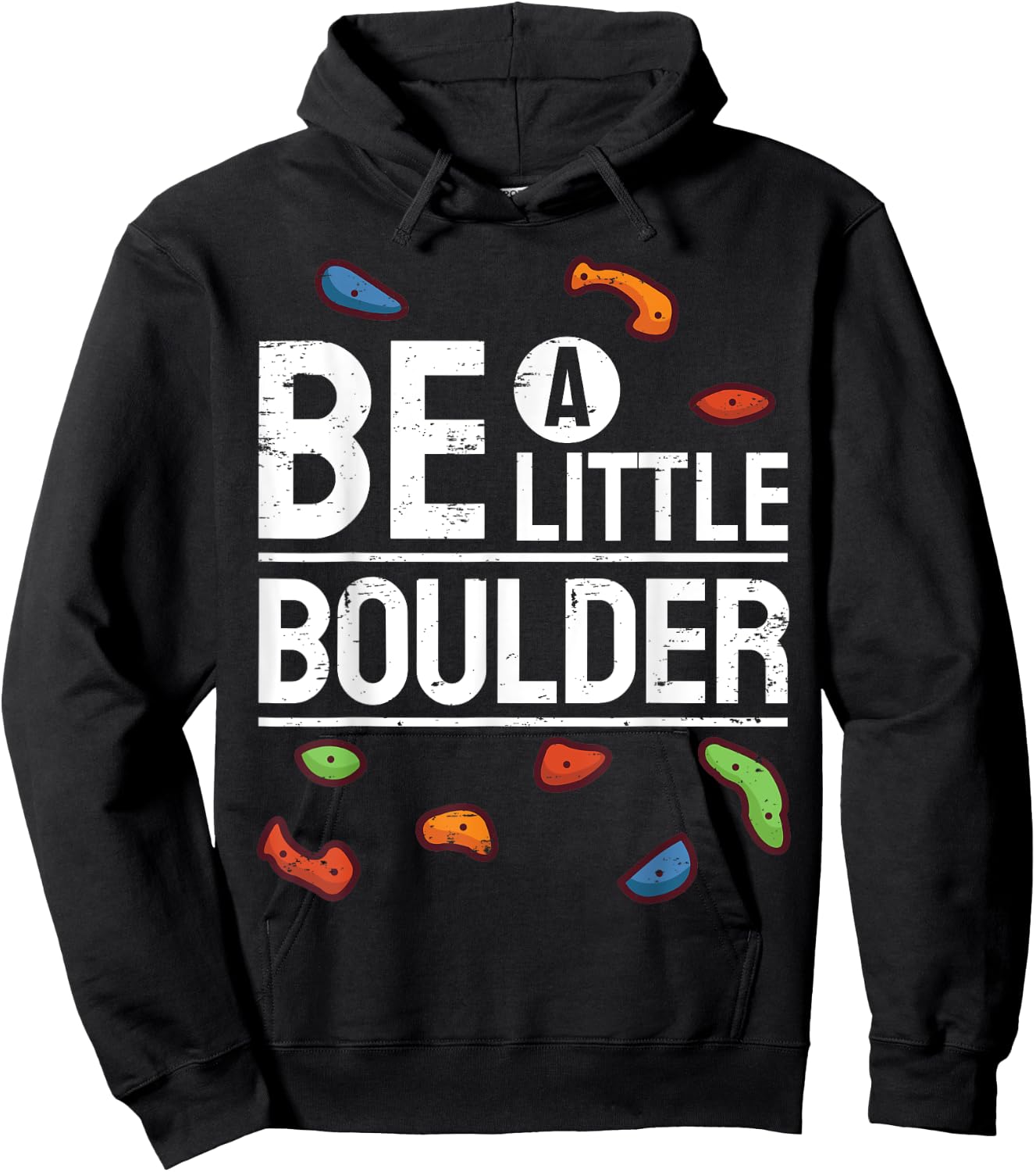 Bouldering Climbing Gym Climber I Be Boulder Hoodie - Hoodie | Black
