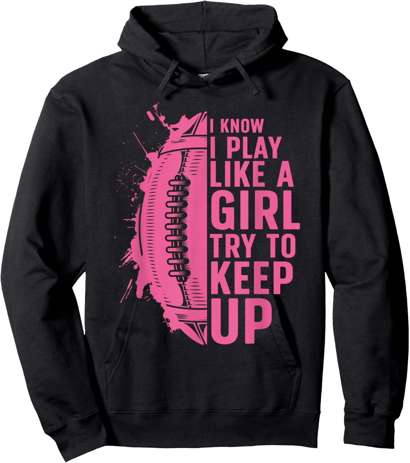 Cool Football Girls Football Player Coach Sports Hoodie - Hoodie | Black