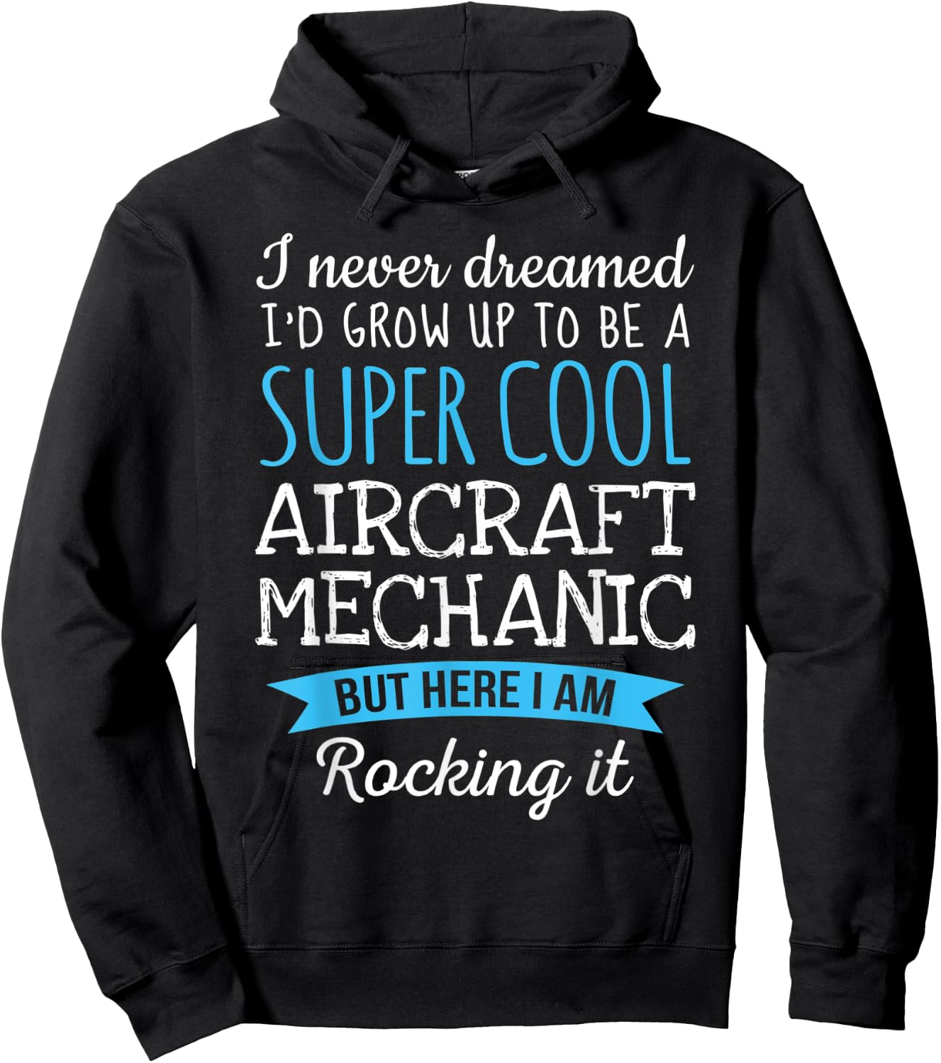 Funny Aircraft Mechanic Appreciation Gifts Hoodie - Hoodie | Black