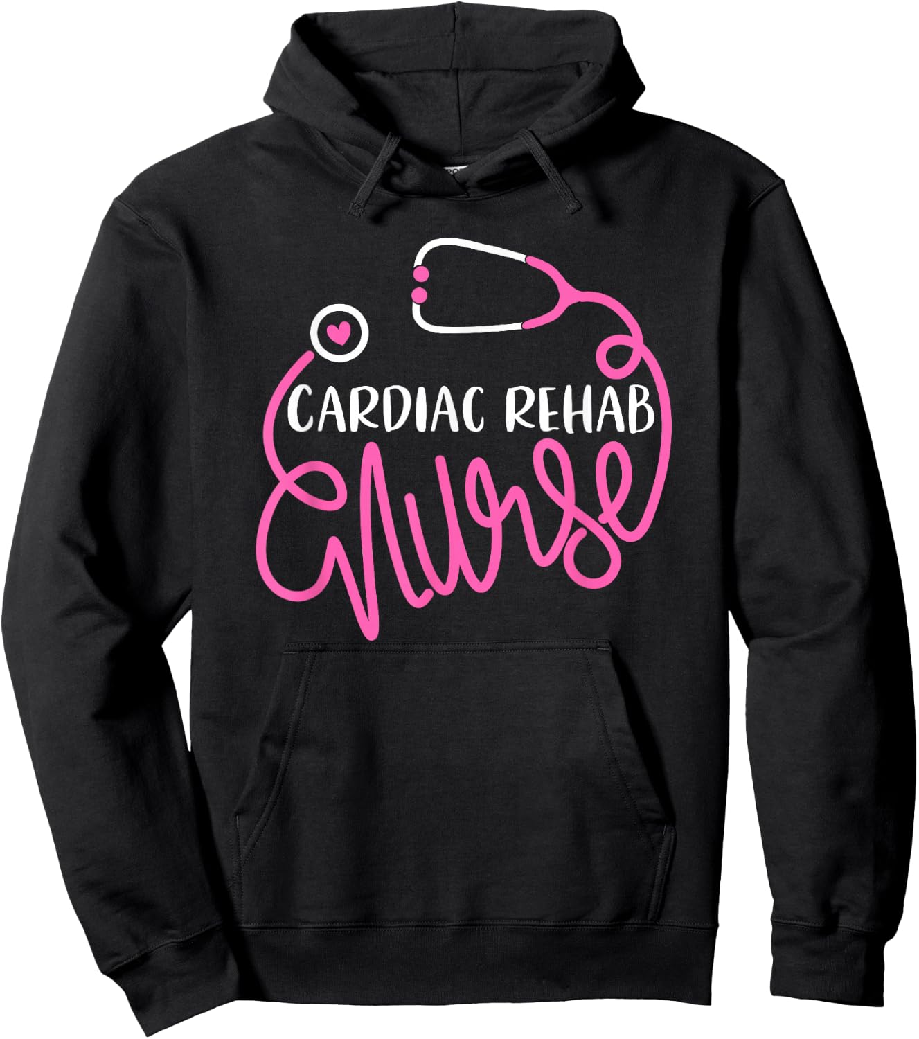 Cardiac Rehab Nurse - RN Rehabilitation Nursing Department Hoodie - Hoodie | Black