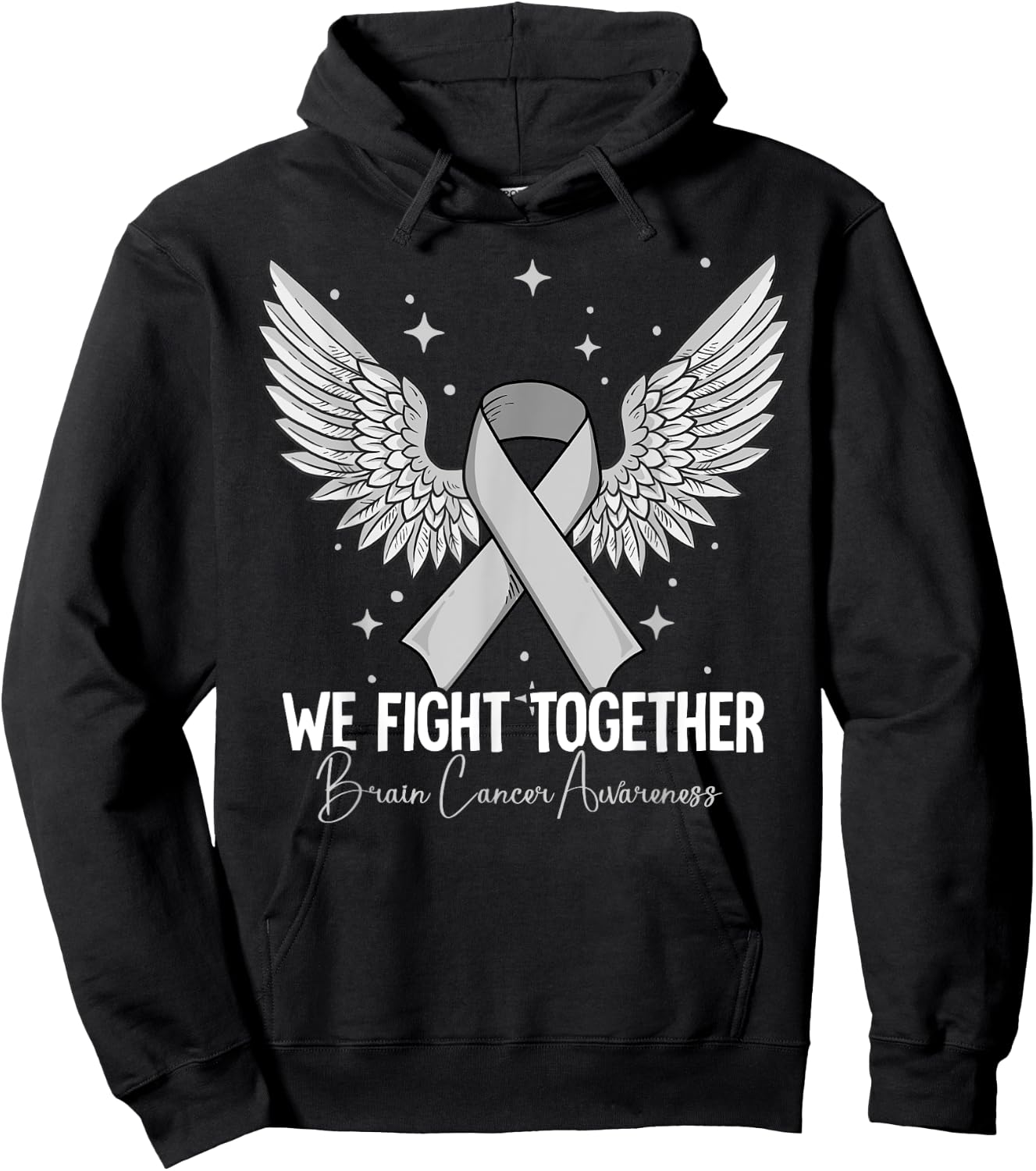 Brain Cancer Awareness Hoodie - Hoodie | Black