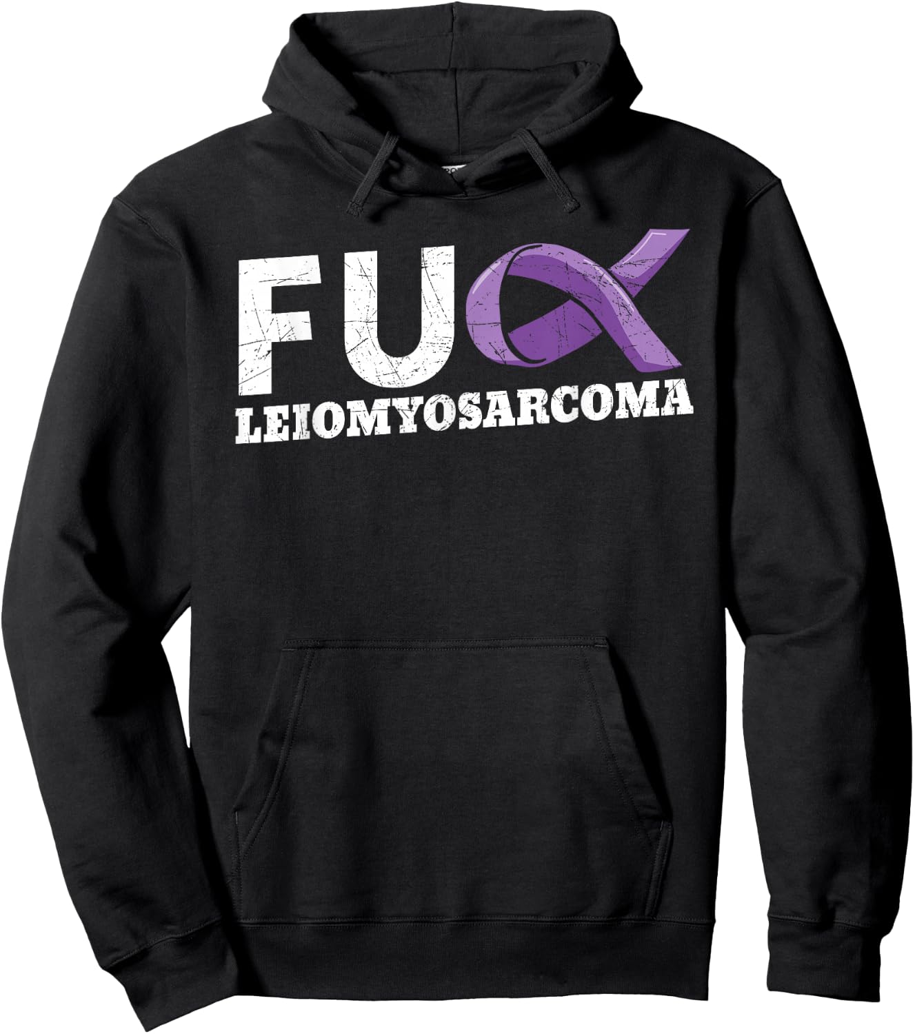 Leiomyosarcoma LMS Rare Cancer Warrior Soft-Tissue Sarcoma Hoodie - Hoodie | Black