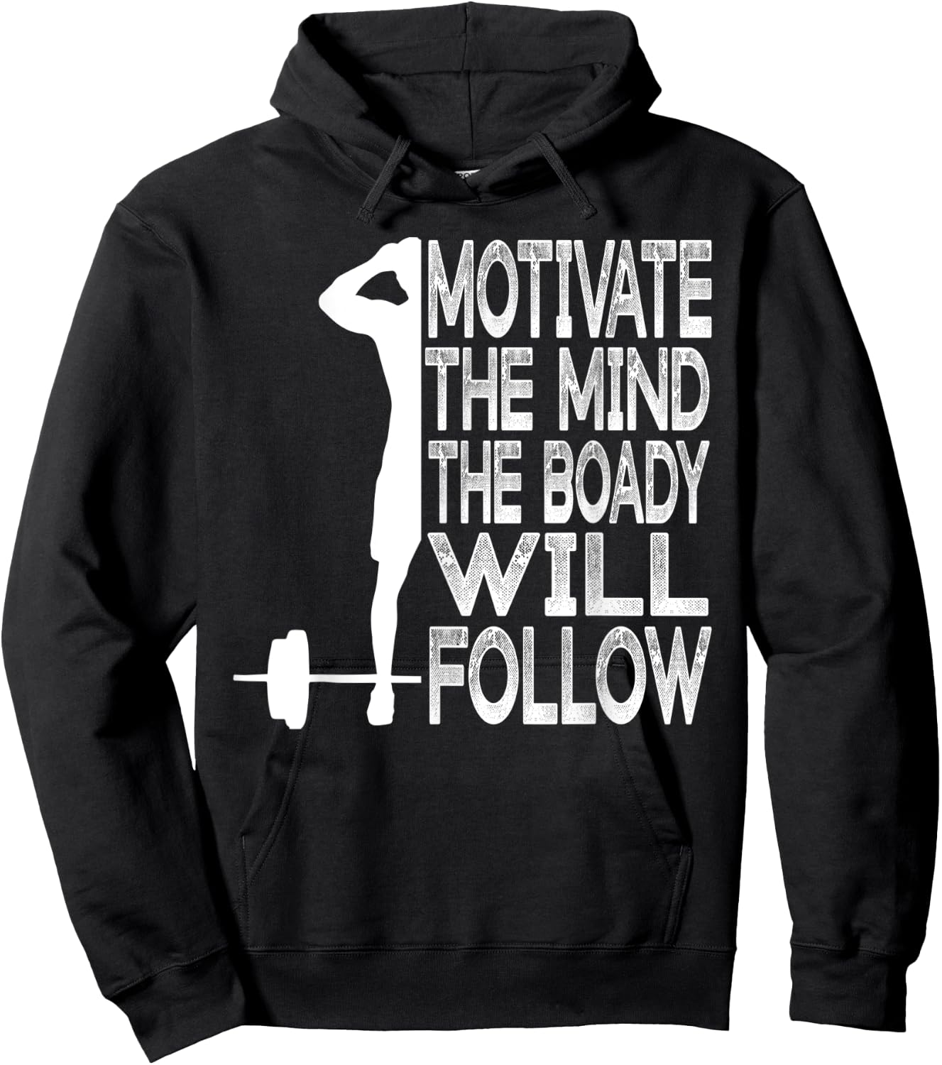 Fitness Motivate Your Mind And The Body Will Follow You Hoodie - Hoodie | Black
