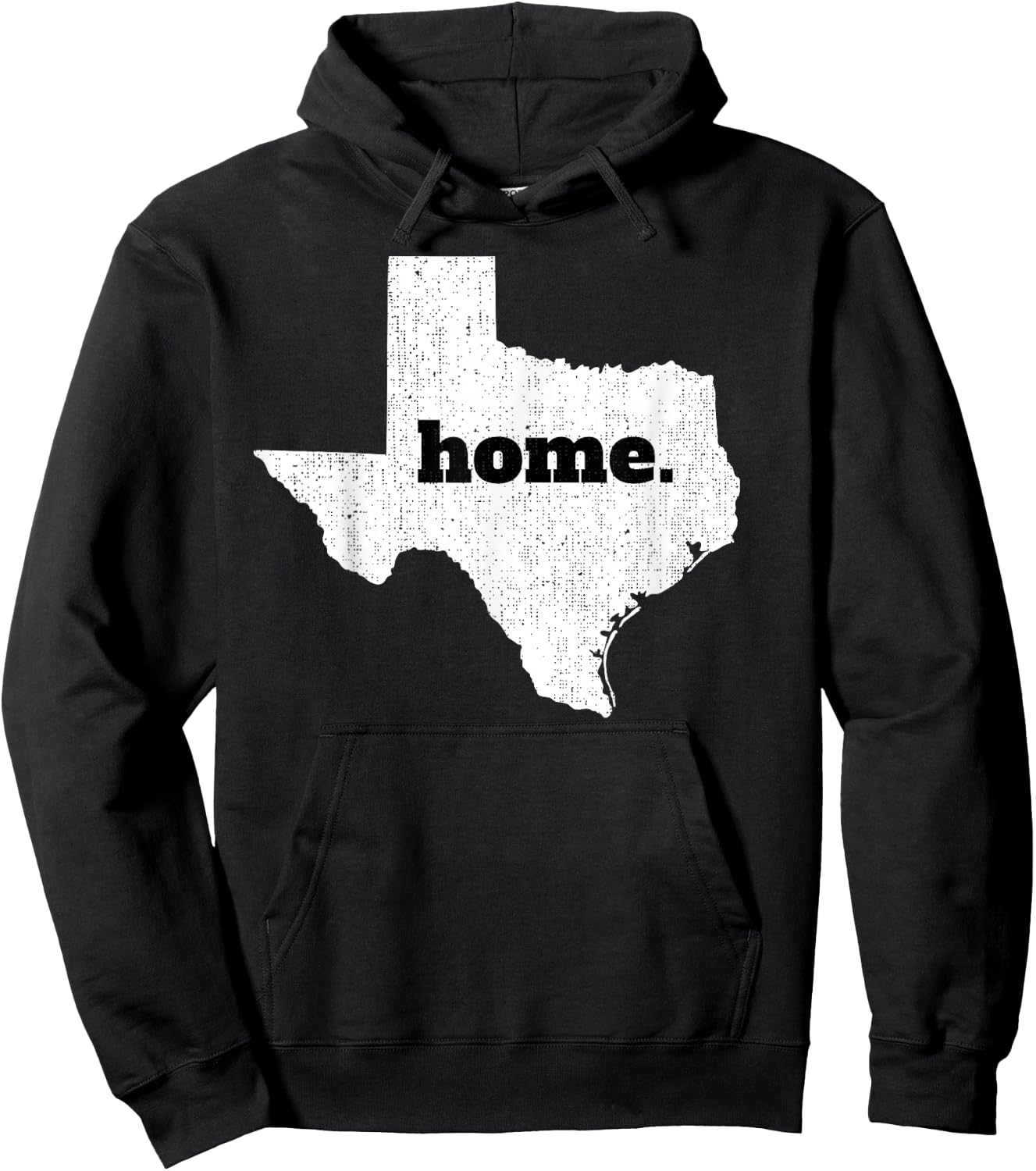 Texas Home State Map Pride Hoodie - Hoodie | Black