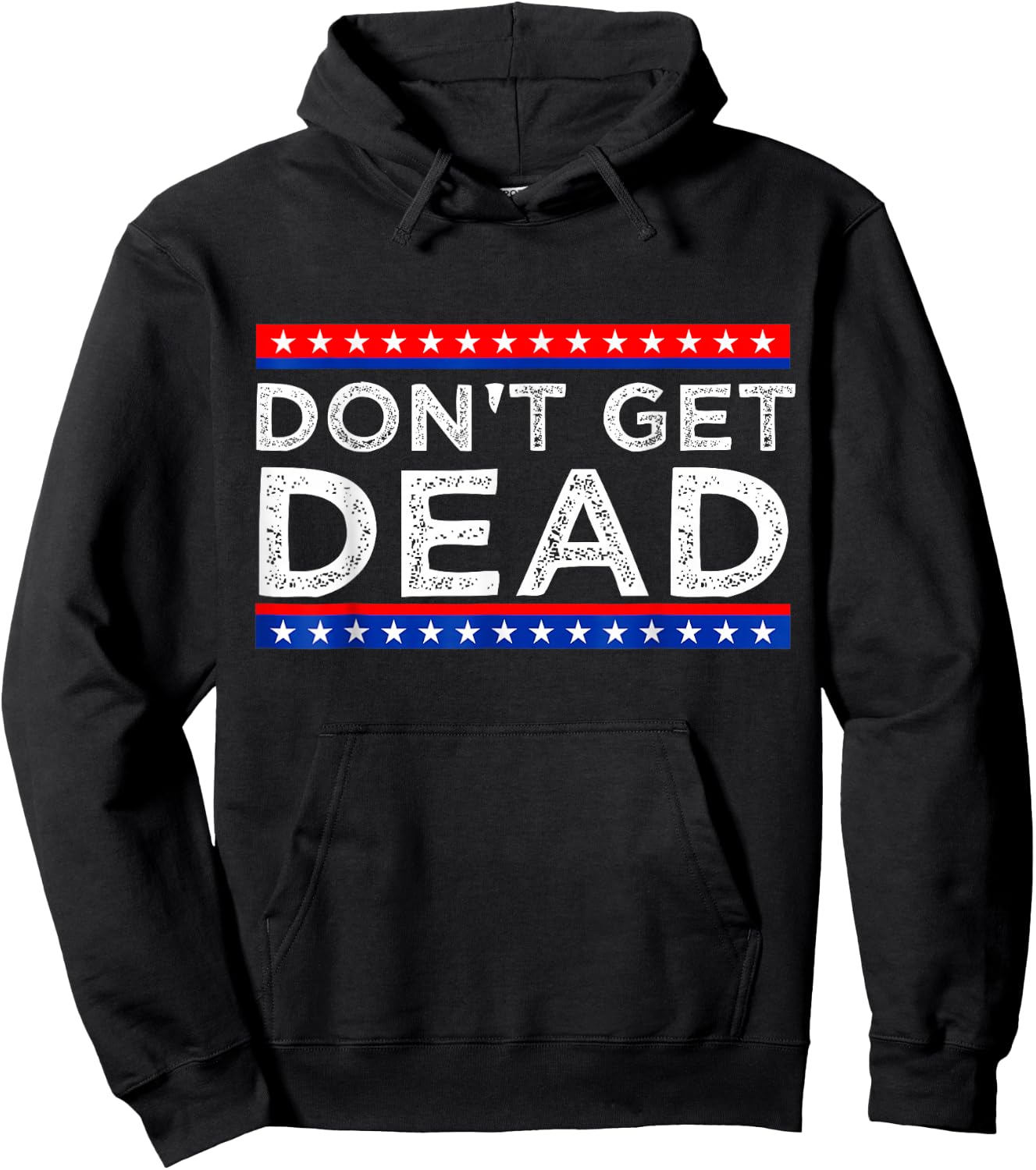 Don't Get Dead Funny Hoodie - Hoodie | Black
