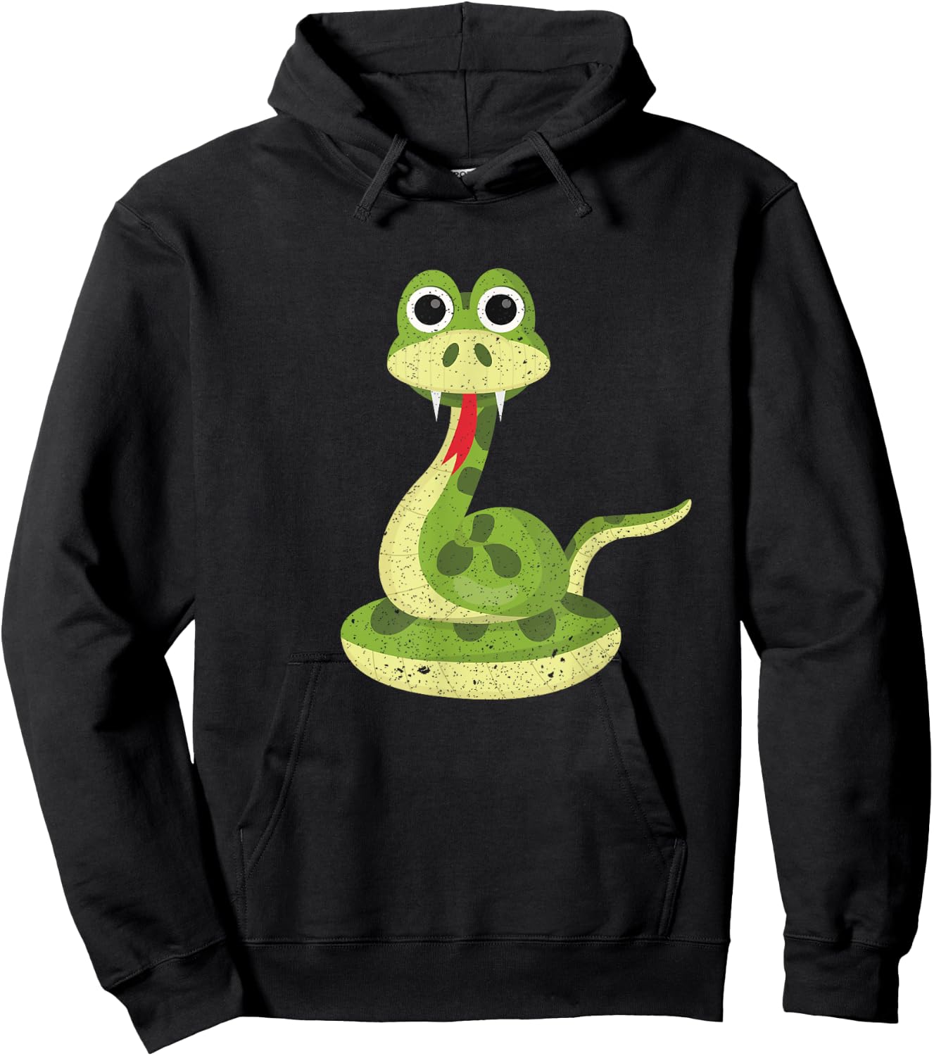Reptile Kids Gift Cute Snake Hoodie - Hoodie | Black