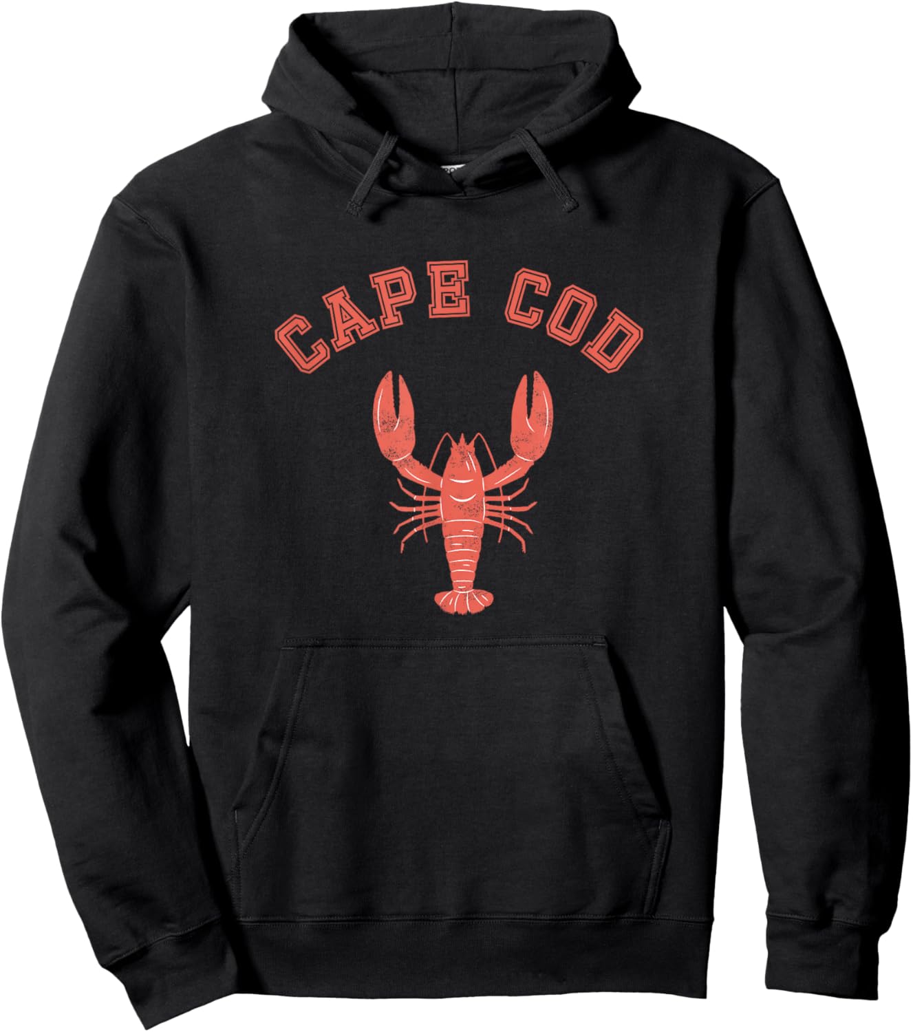 Cape Cod Lobster , Small, Black Hoodie - Hoodie | Black