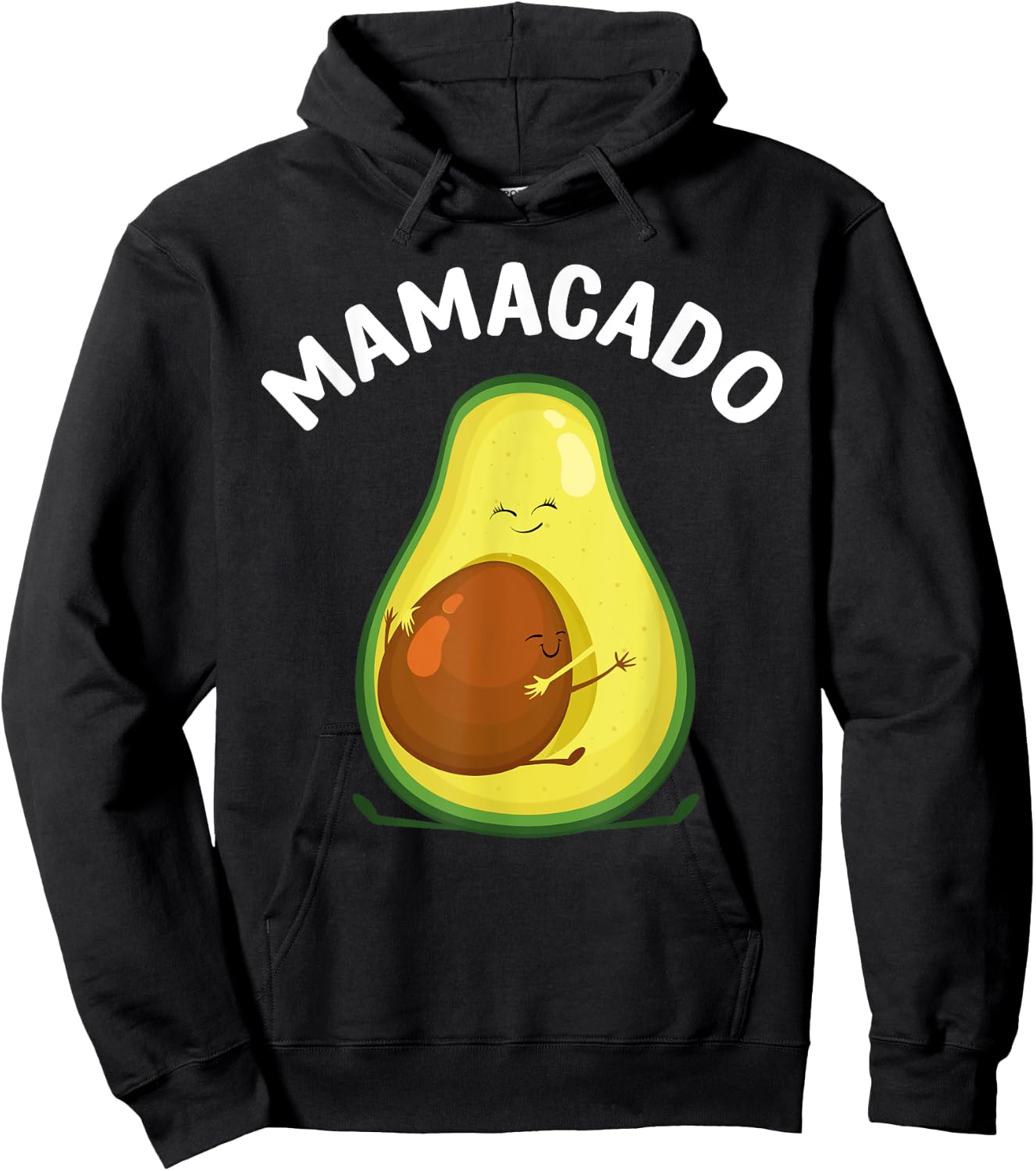 Avocado Art Mama Mom Vegan Guacamole Avocado Lover Hoodie - Hoodie | Black