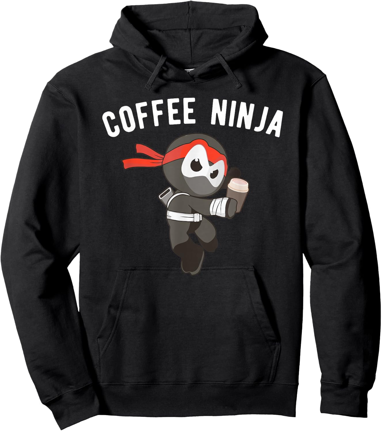 Coffee Ninja Martial Arts Barista Ninjutsu Hoodie - Hoodie | Black