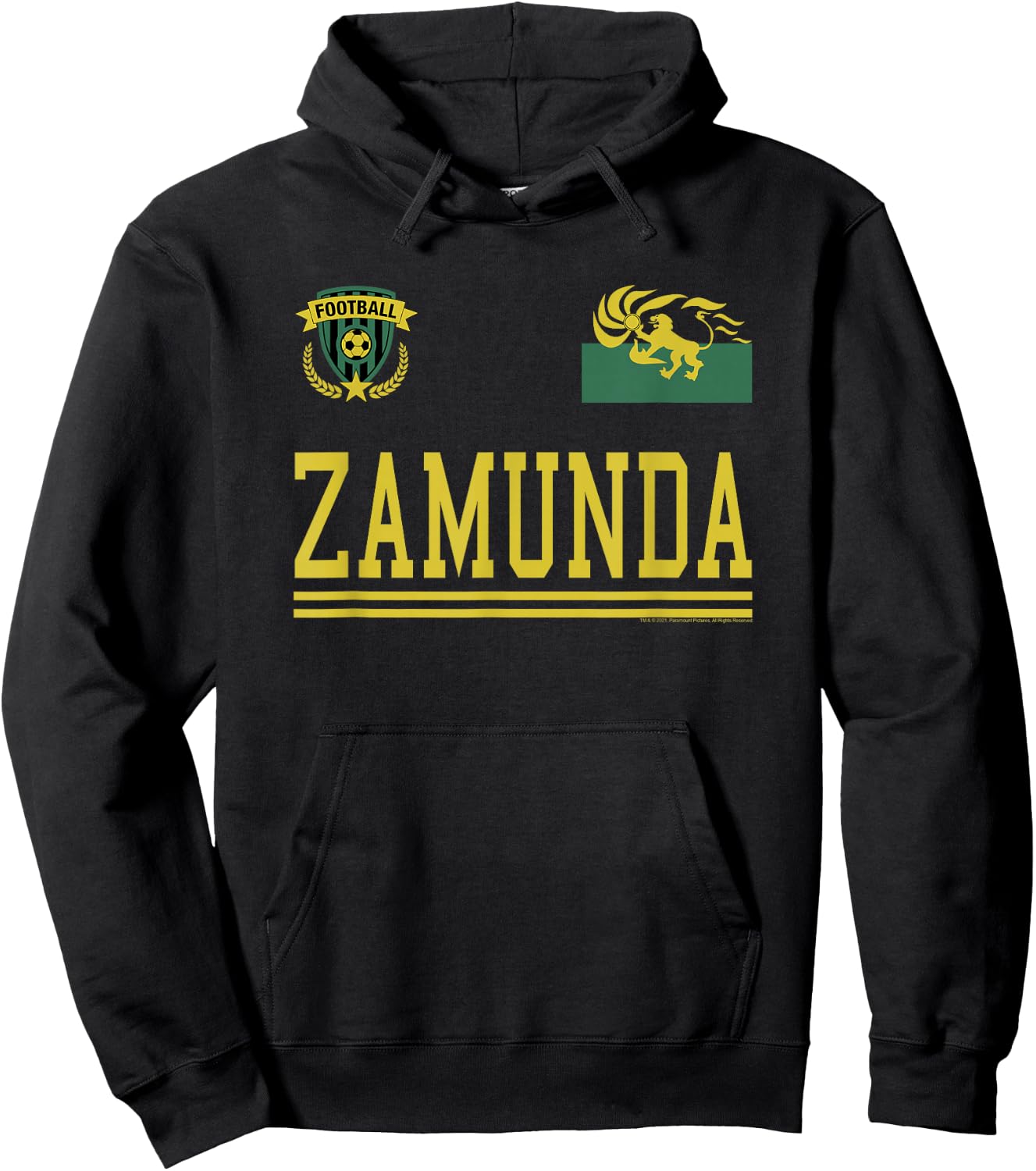 Coming to America Football Jersey Hoodie - Hoodie | Black