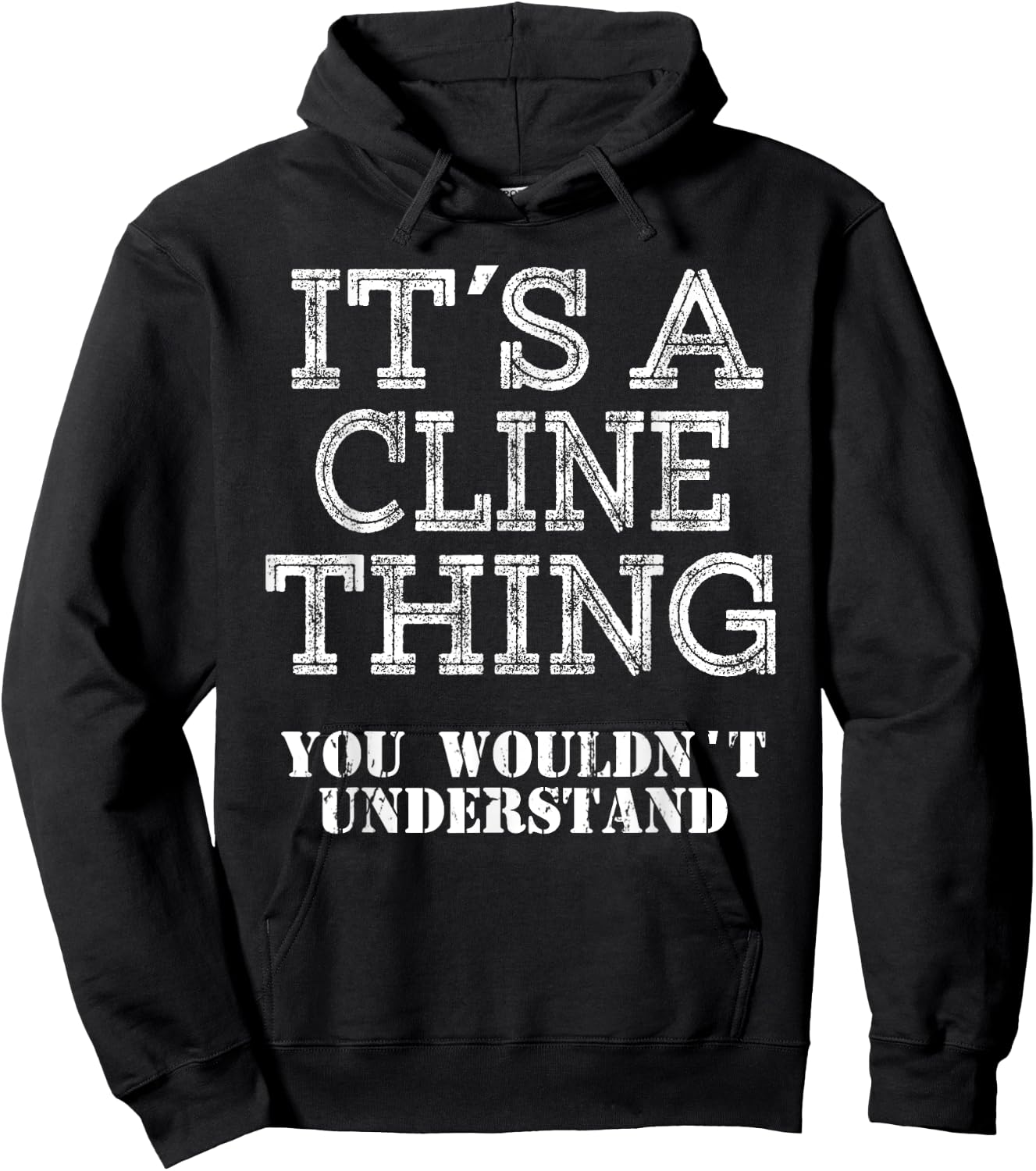 Its A Cline Thing You Wouldnt Understand Matching Family Hoodie - Hoodie | Black