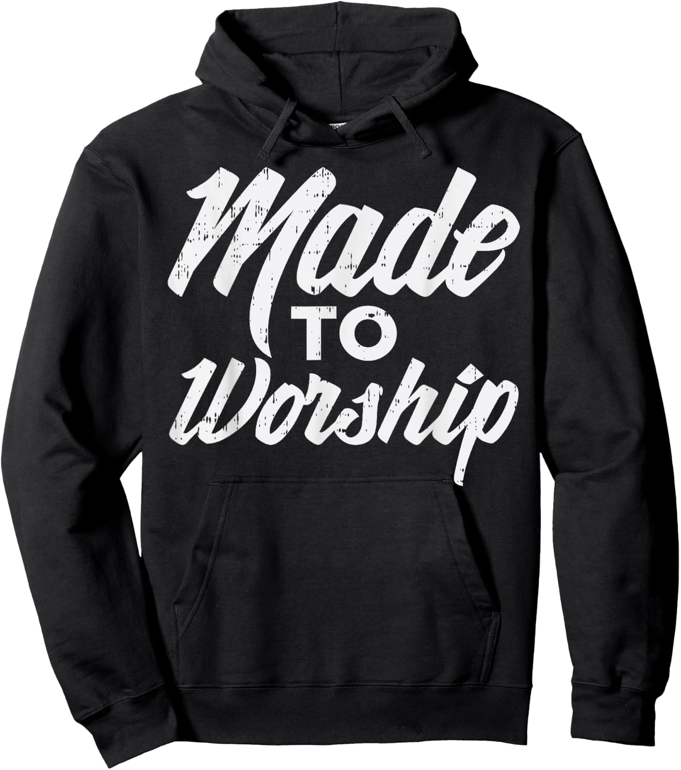 Made To Worship Jesus Christian Catholic Religion God Gift Hoodie - Hoodie | Black