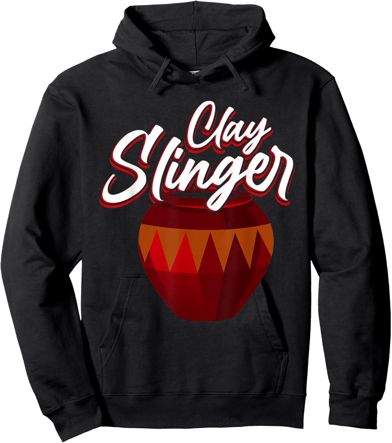 Clay Slinger - Pottery Lover Design for Ceramic Artists Hoodie - Hoodie | Black