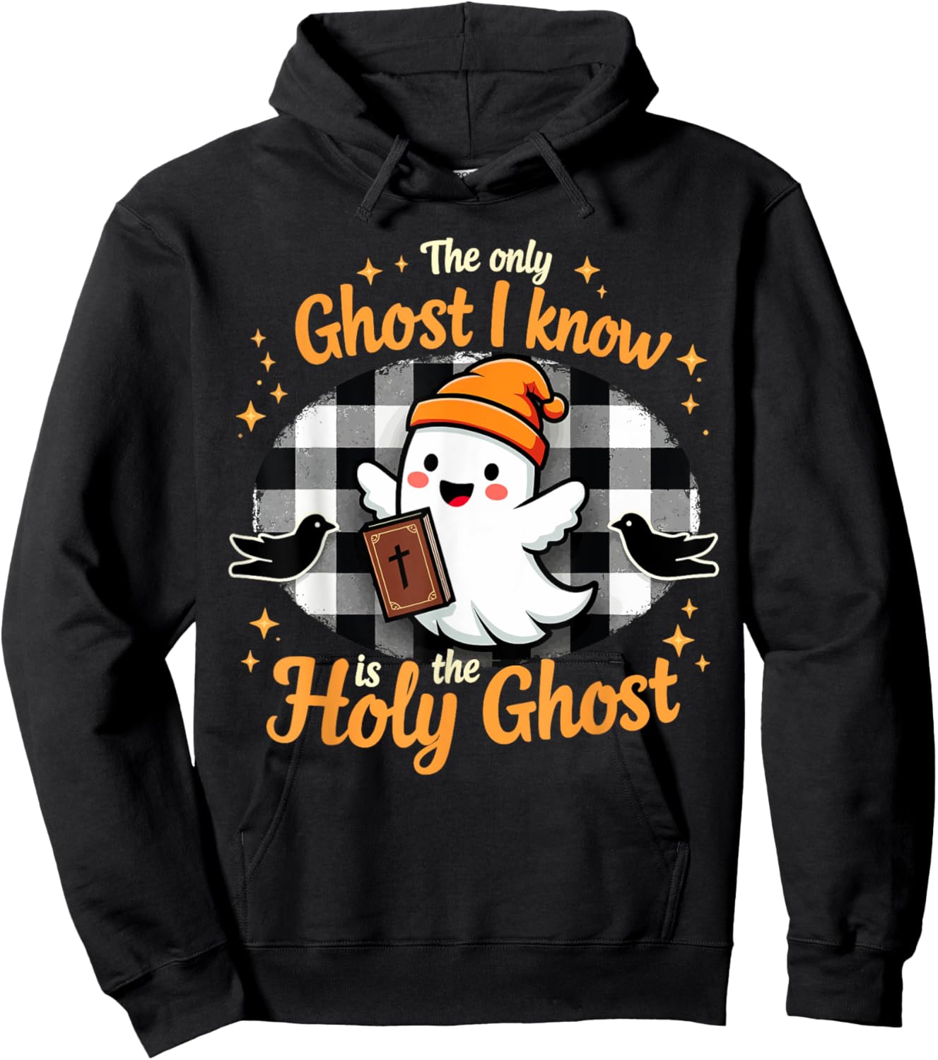 Halloween Christian The only Ghost I know is the Holy Ghost Hoodie - Hoodie | Black