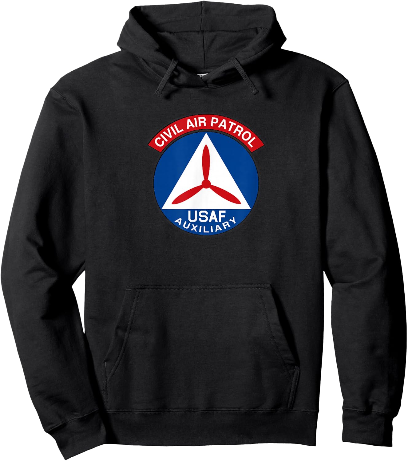 Best Civil Air Patrol Gifts Patch Air Force Auxiliary USAF Hoodie - Hoodie | Black
