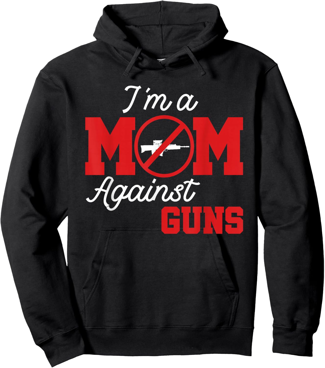 Moms Against Guns No to Gun Violence Hoodie - Hoodie | Black