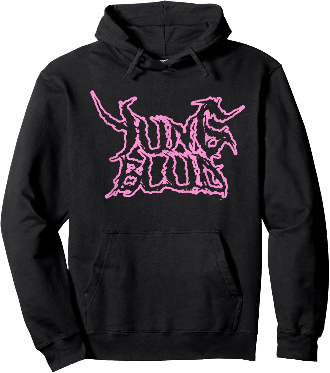 Official Yungblud Deadhappy Pink & Black Hoodie - Hoodie | Black
