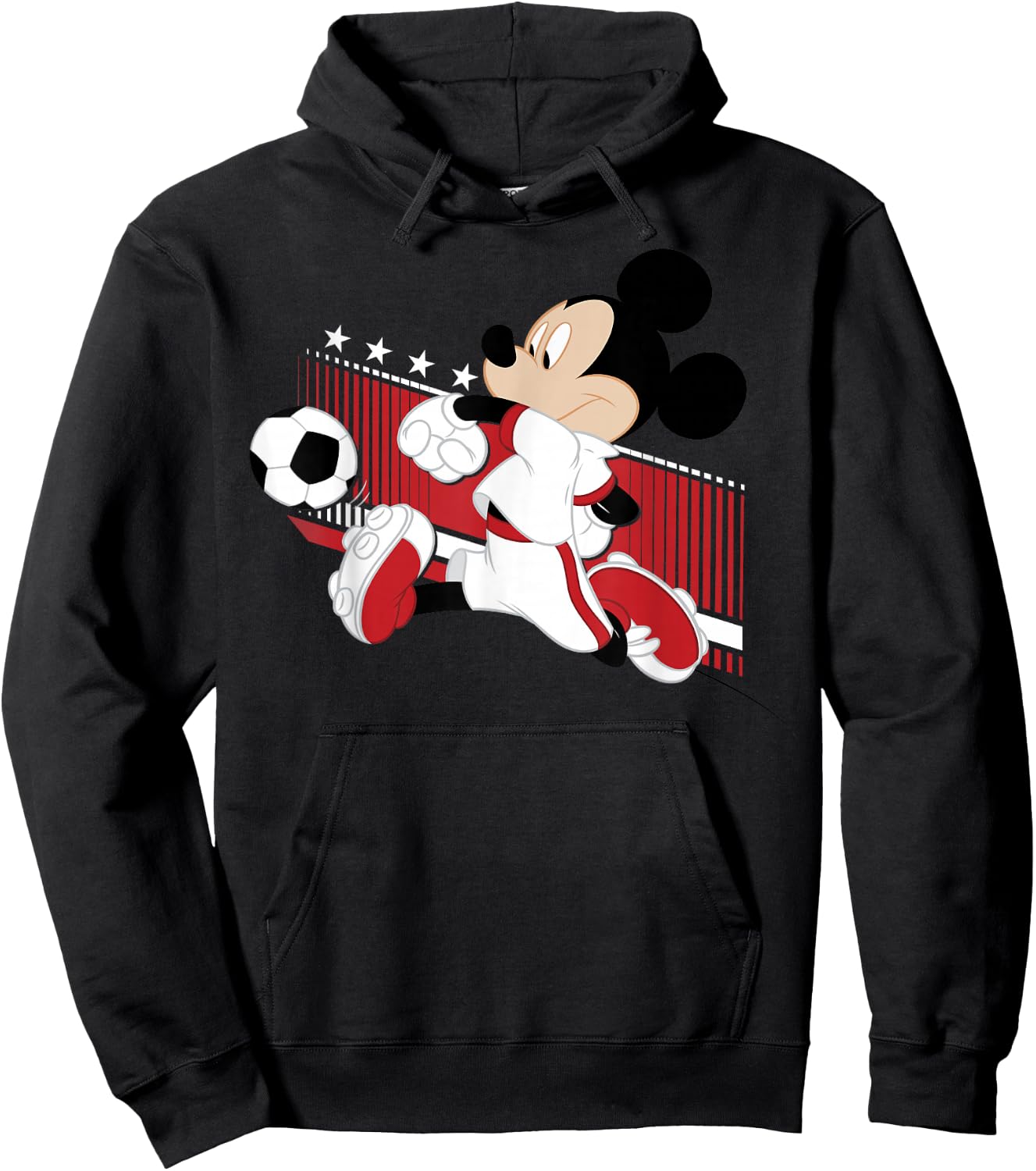 Disney Mickey And Friends Mickey Mouse England Soccer Hoodie - Hoodie | Black