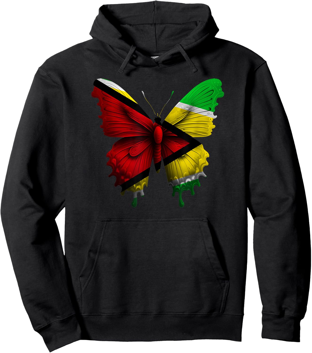 Guyana Hoodie - Hoodie | Black