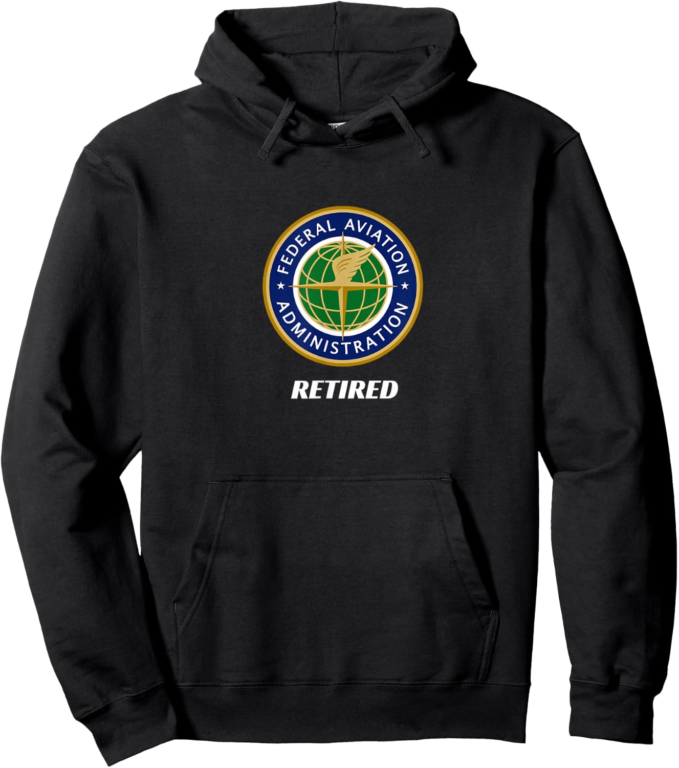 Retired US Federal Aviation Administration Hoodie - Hoodie | Black
