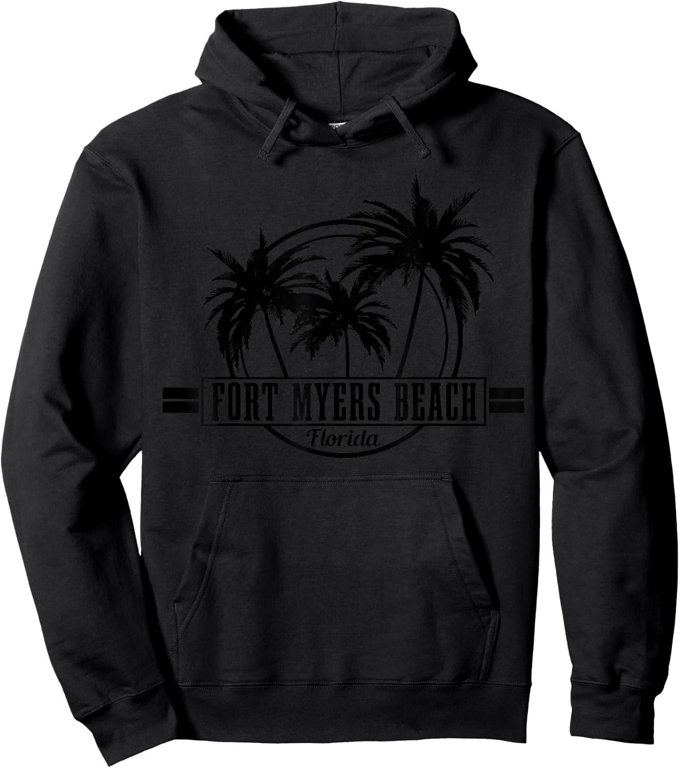 Fort Myers Beach Florida USA America Vintage Hoodie - Hoodie | Black