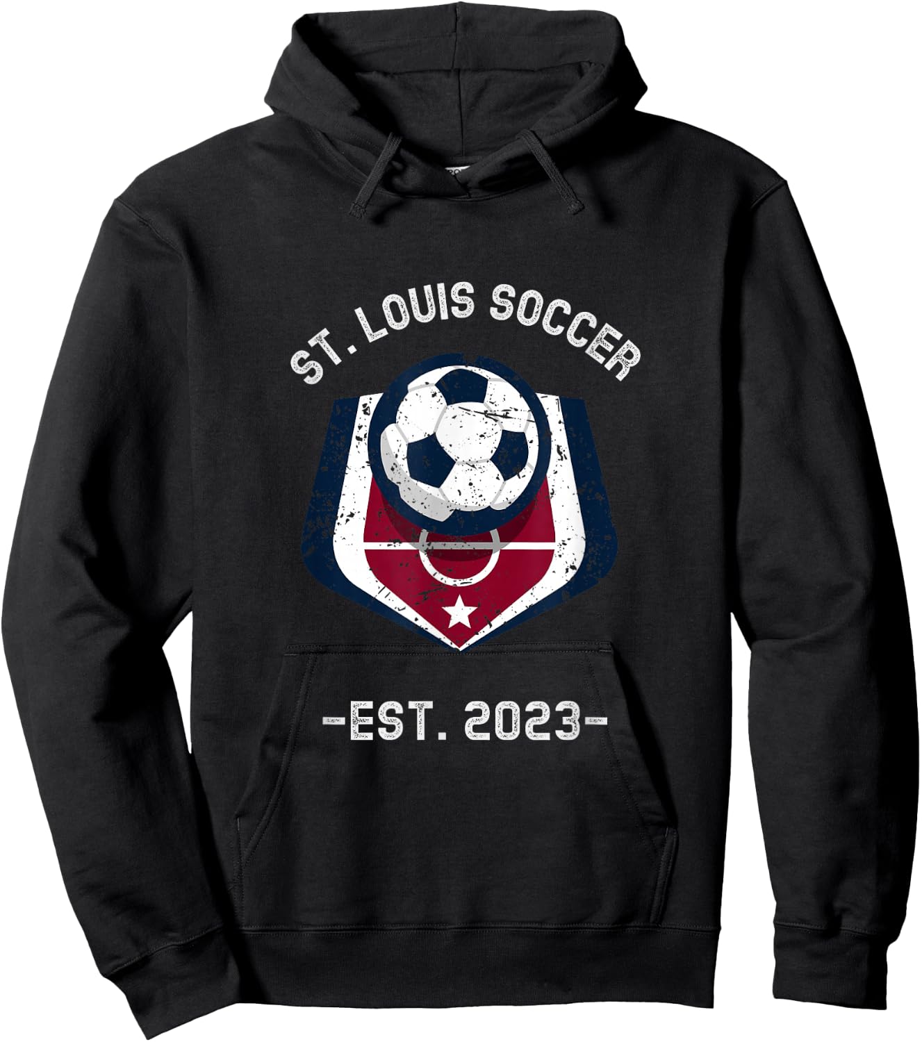 St. Louis Soccer/Football 2023 Small Hoodie - Hoodie | Black