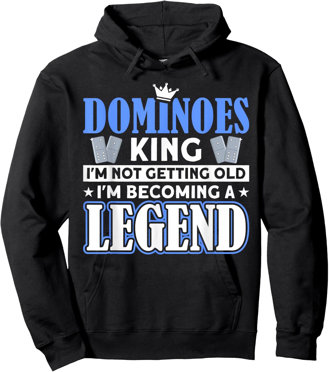 Domino Tile Game Domino Player Domino Game Hoodie - Hoodie | Black