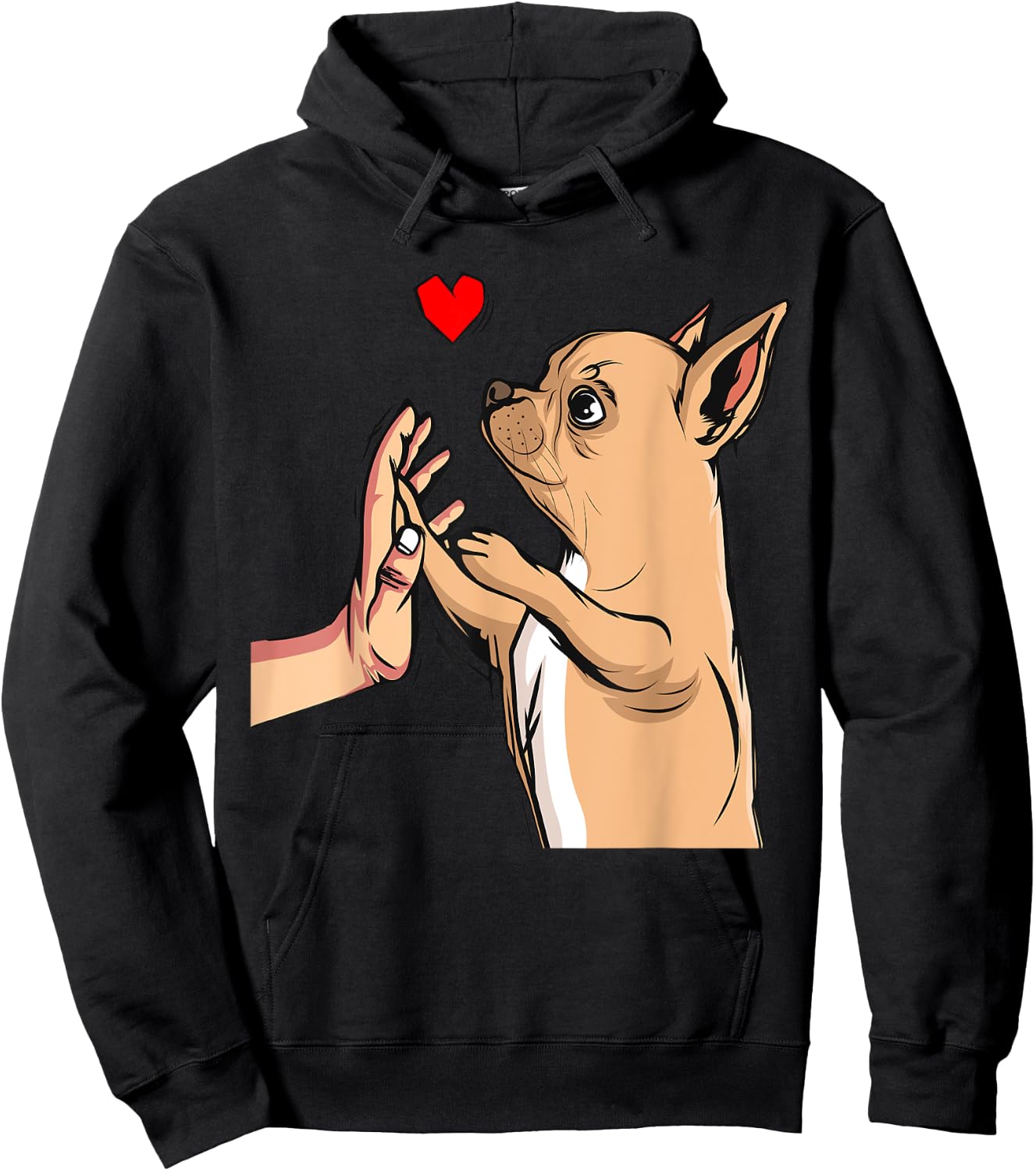 Chihuahua Love Dogs Female Gift Hoodie - Hoodie | Black