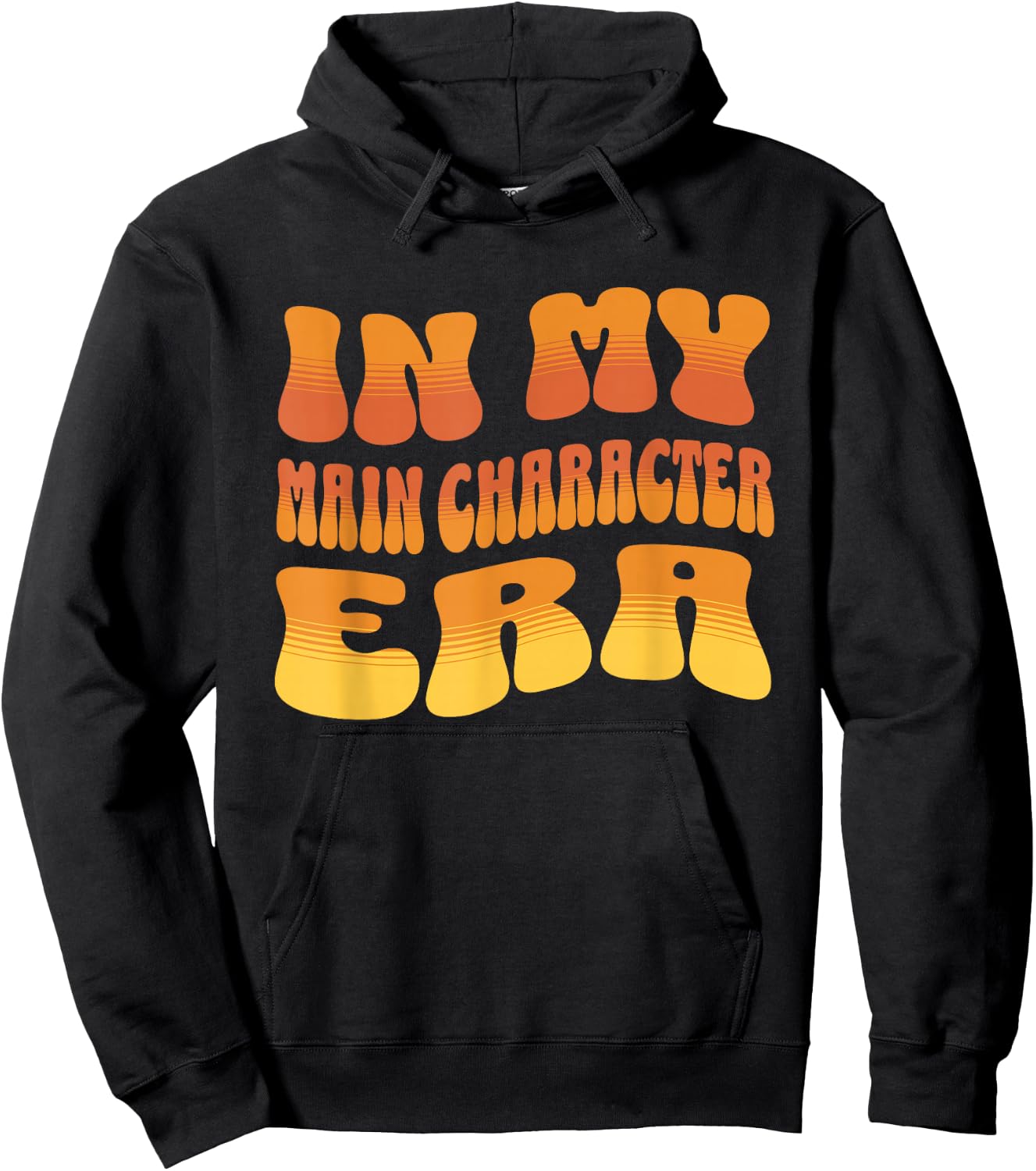 In My Main Character Era Hoodie - Hoodie | Black