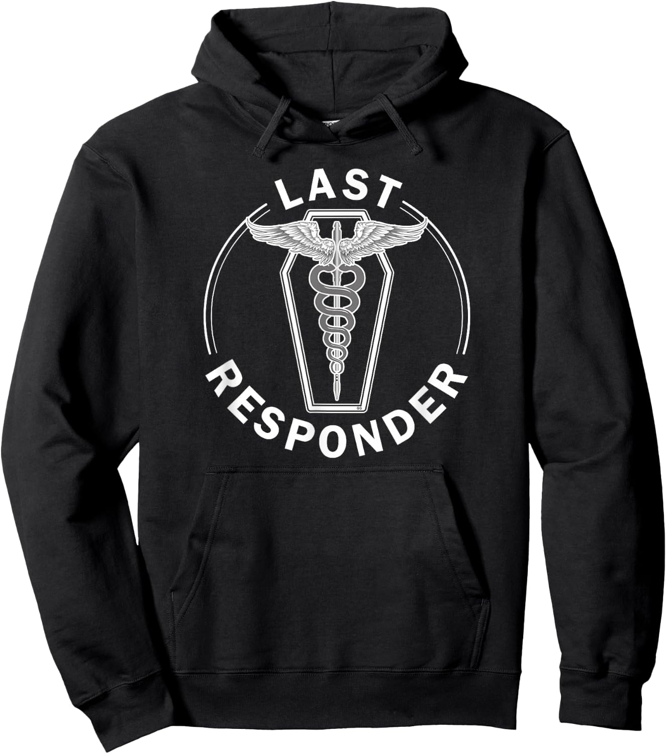 Last Responder Trocar Caduceus Mortician Hoodie - Hoodie | Black
