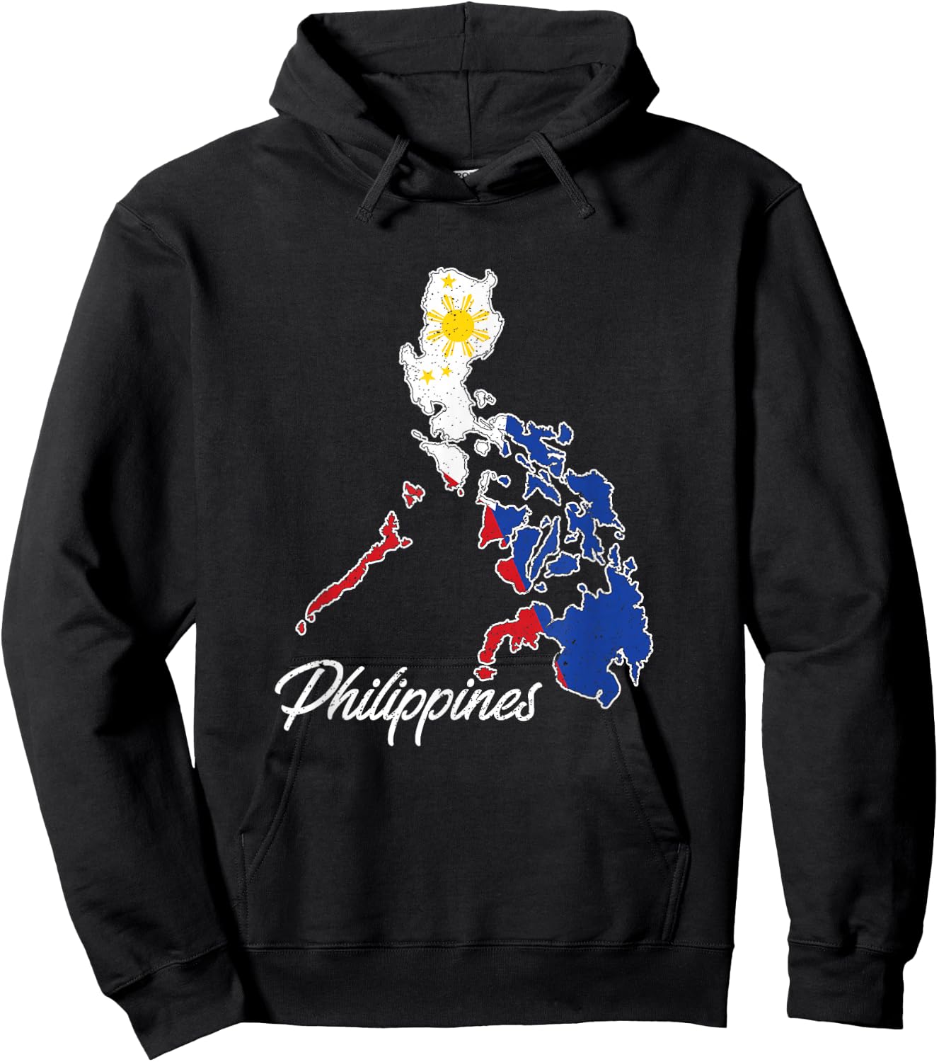 Philippine Flag Islands of Felipe Filipino Philippines Hoodie - Hoodie | Black
