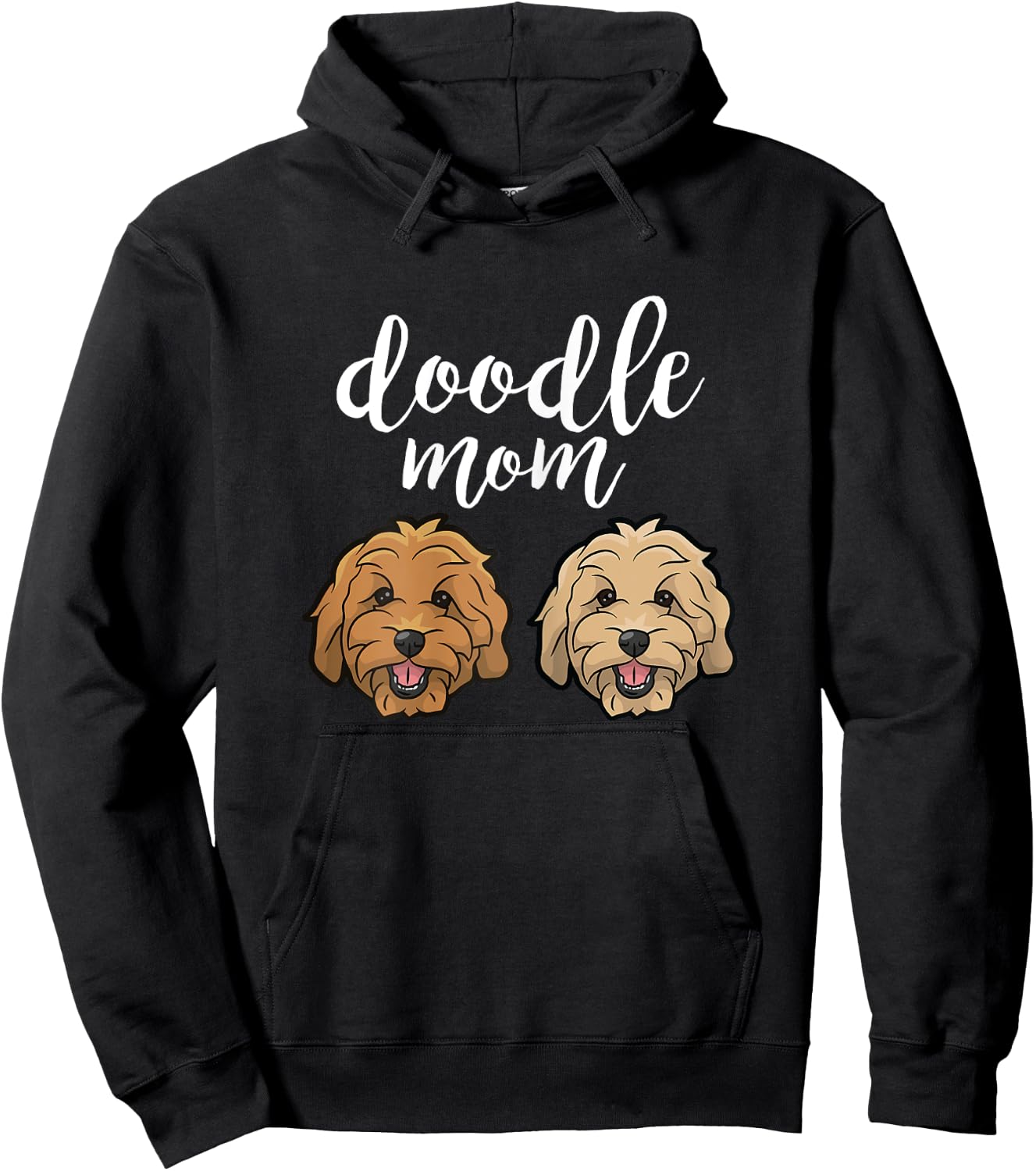 Goldendoodle Mom - Doodle Mom Cute Goldendoodle Hoodie - Hoodie | Black
