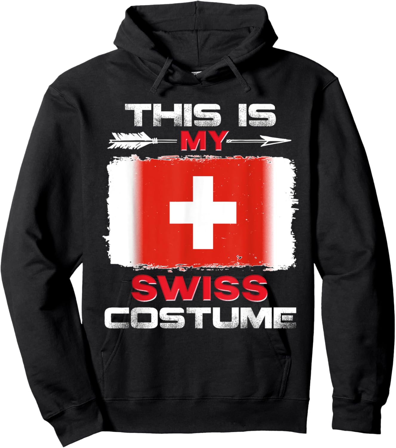 This Is My Swiss Costume Switzerland Hoodie - Hoodie | Black