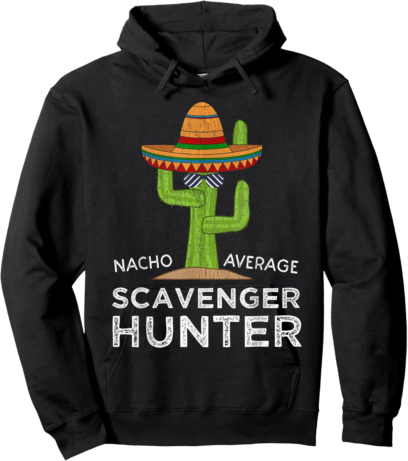 Funny Scavenger Hunt Hunter Hoodie - Hoodie | Black