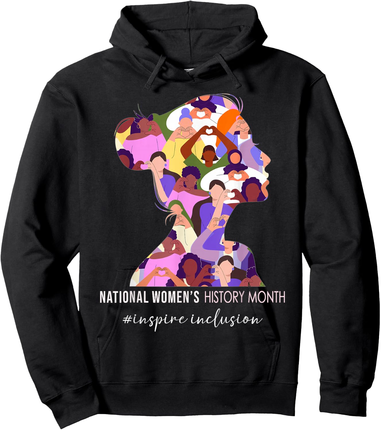 National Women's History Month 2026 Hoodie - Hoodie | Black