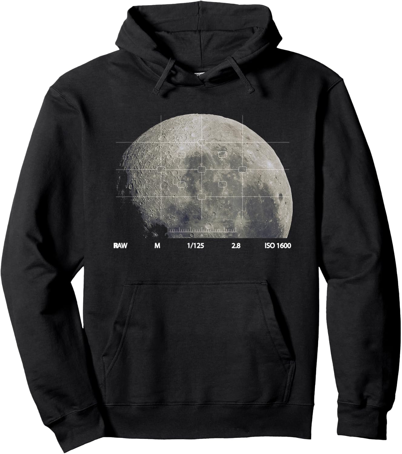 Astronomy Moon Photography Kids Men Women Astrophotography Hoodie - Hoodie | Black