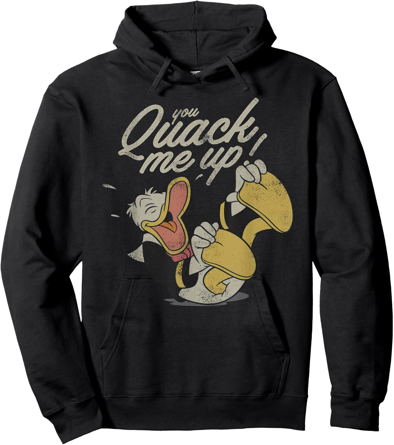 Disney Mickey and Friends Donald Duck You Quack Me Up Hoodie - Hoodie | Black