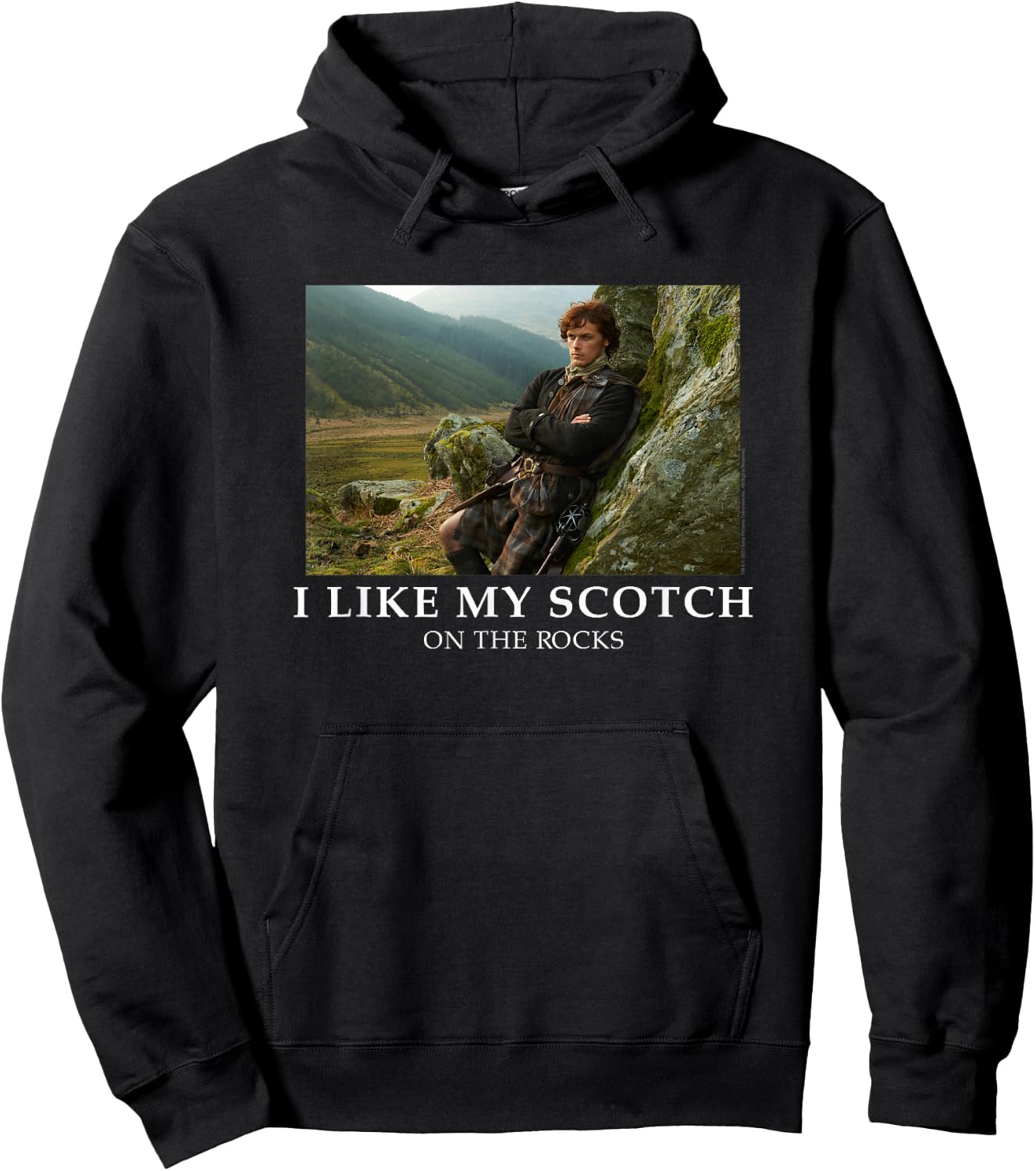 Outlander Scotch on The Rocks Hoodie - Hoodie | Black