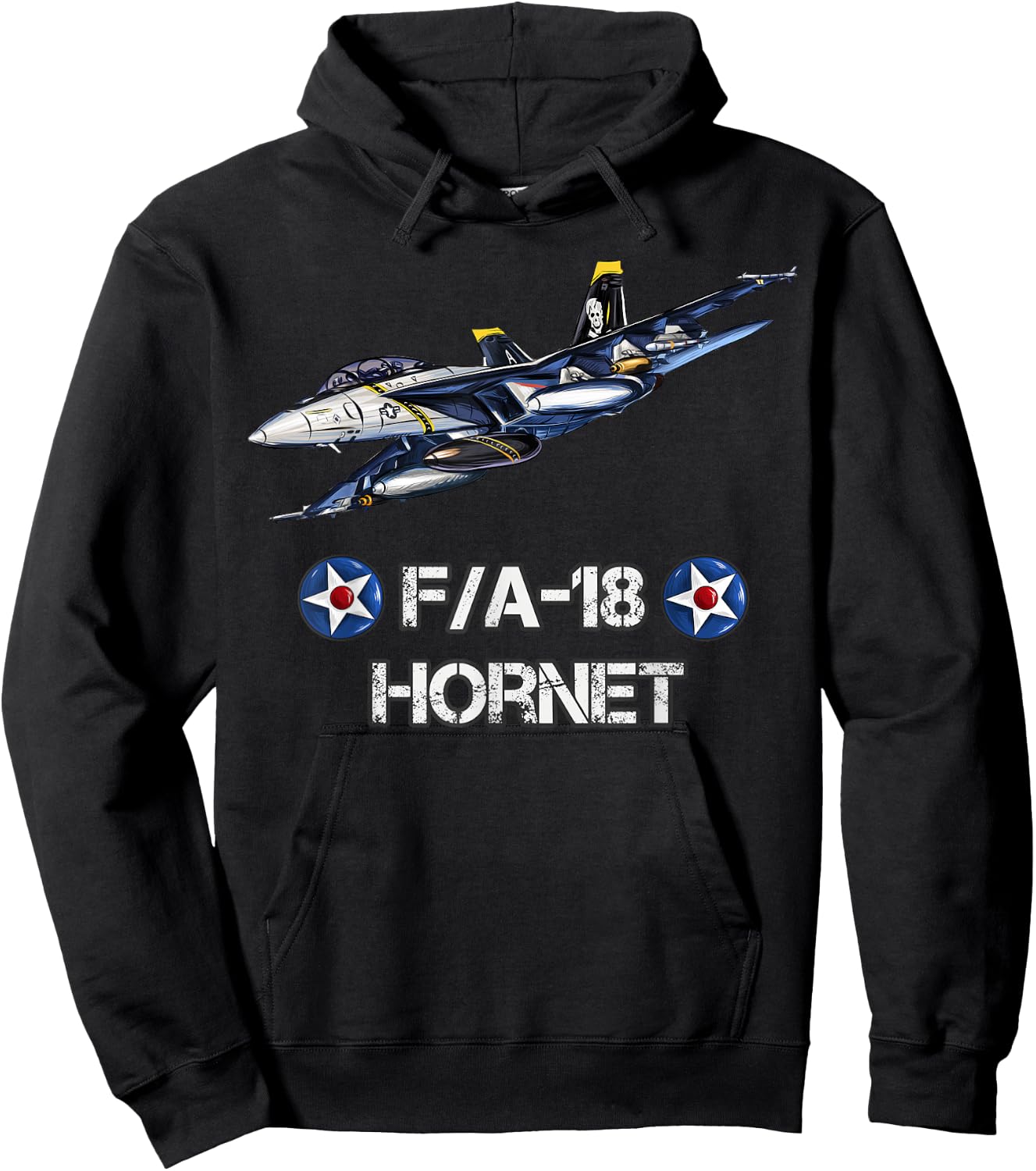 F-18 Hornet Fighter Jet Aviation Pilot Gift Hoodie - Hoodie | Black