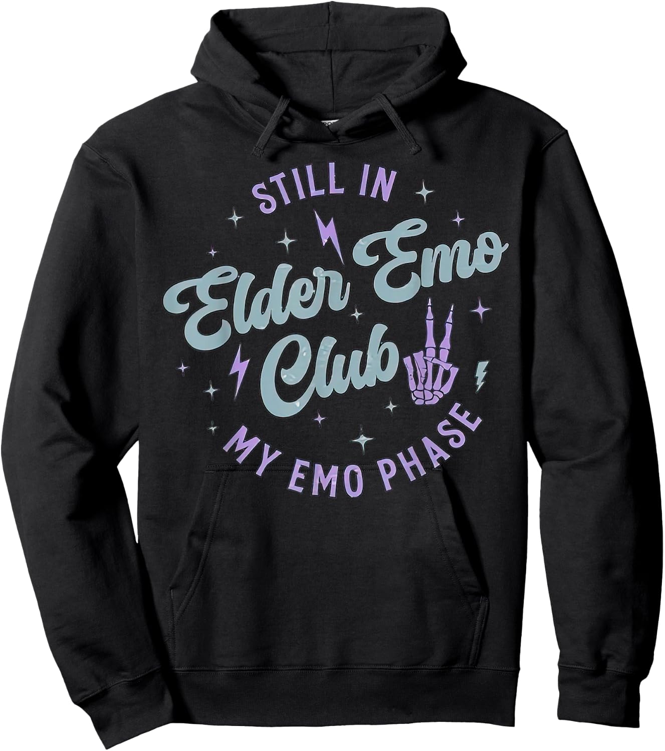 Emo Mom Club It Was Never A Phase Hoodie - Hoodie | Black