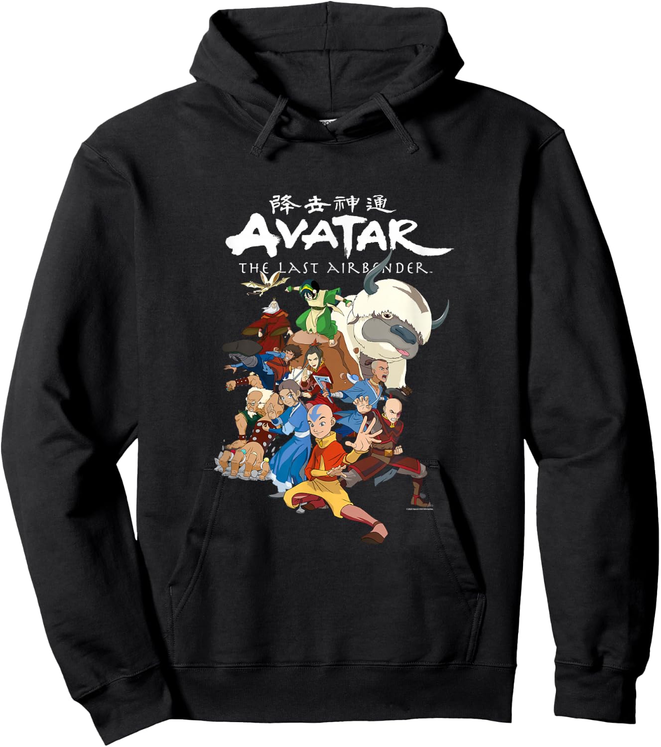 Avatar Collective Group Heroes Villains Characters Poses Hoodie - Hoodie | Black