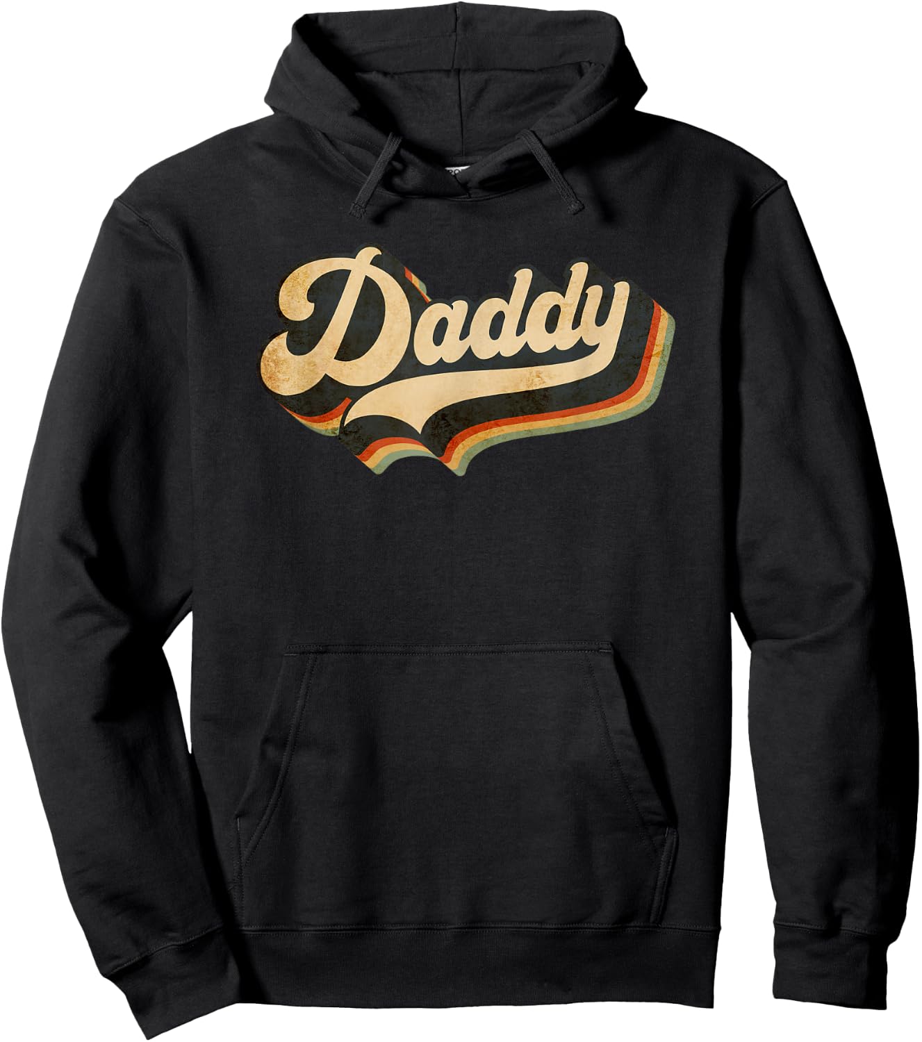 Daddy Gift from Kids for Dad Father's Day Daddy Hoodie - Hoodie | Black