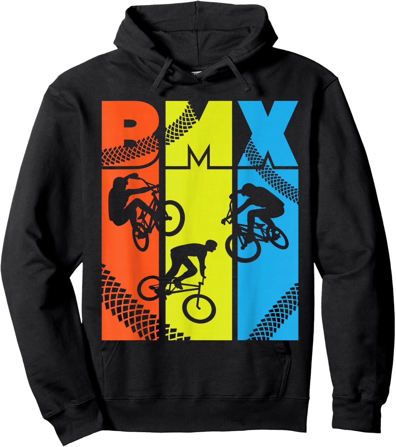 Vintage Retro BMX - Funny BMX Rider Bicycle Motocross Hoodie - Hoodie | Black