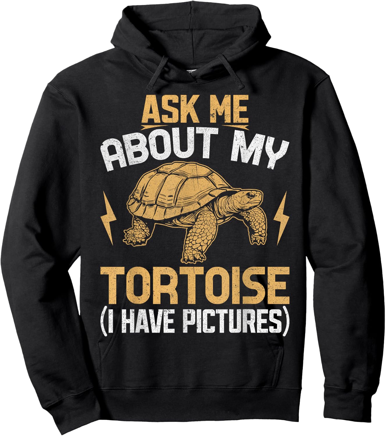 Ask Me About My Tortoise Mom Dad Reptile Owner Funny Hoodie - Hoodie | Black