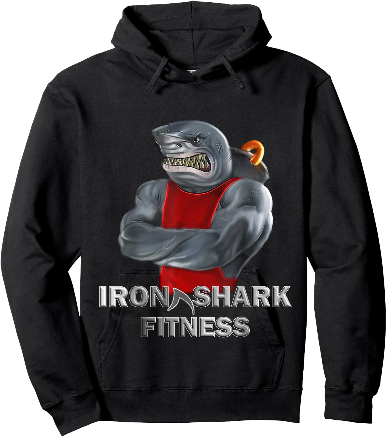 Iron Shark Fitness GYM Bodybuilding Kraft Training Hoodie - Hoodie | Black