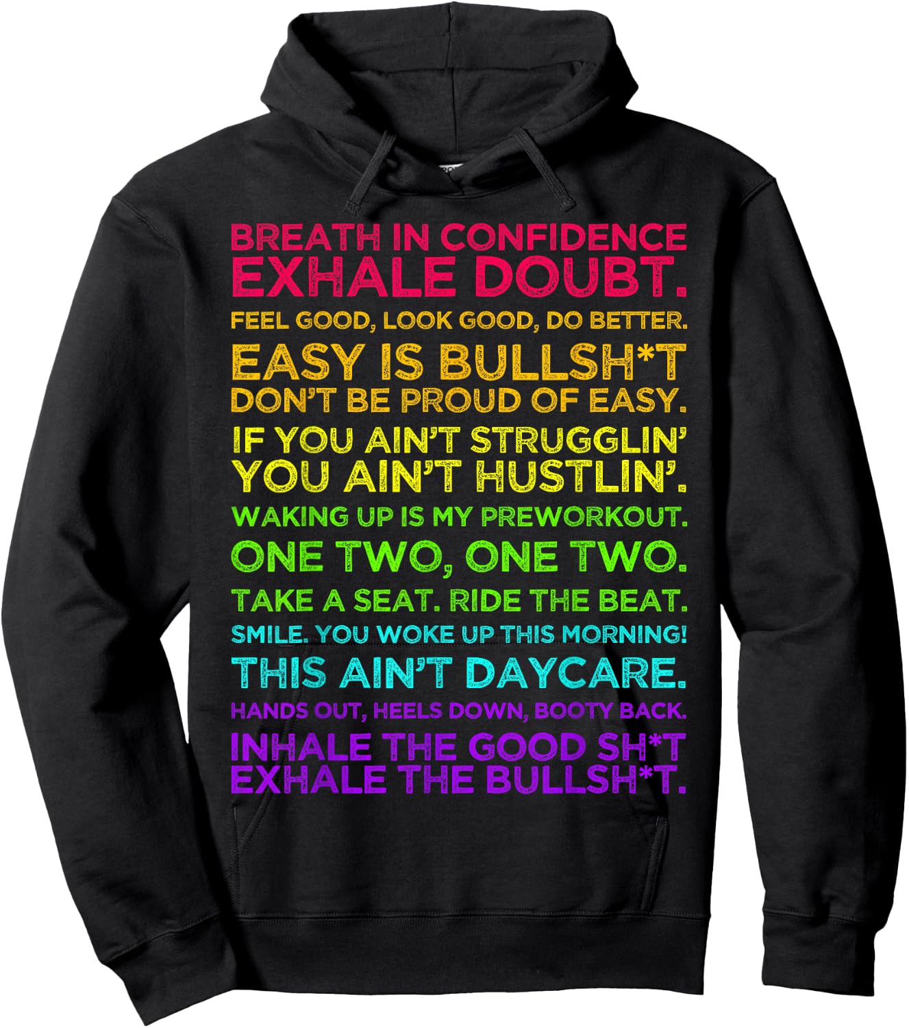 Alex Toussaint Motivational Quotes Hoodie - Hoodie | Black