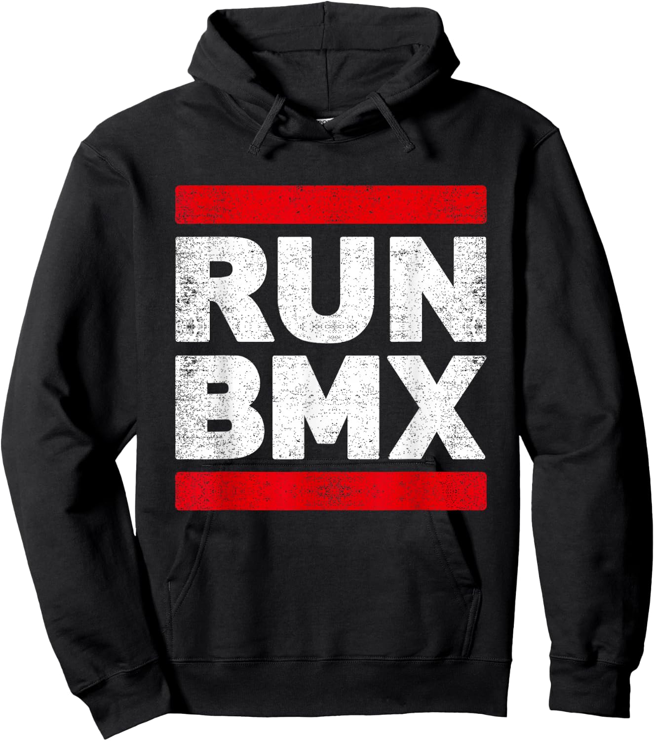 BMX Vintage Shirt Bicycle Gift Run BMX Hoodie - Hoodie | Black